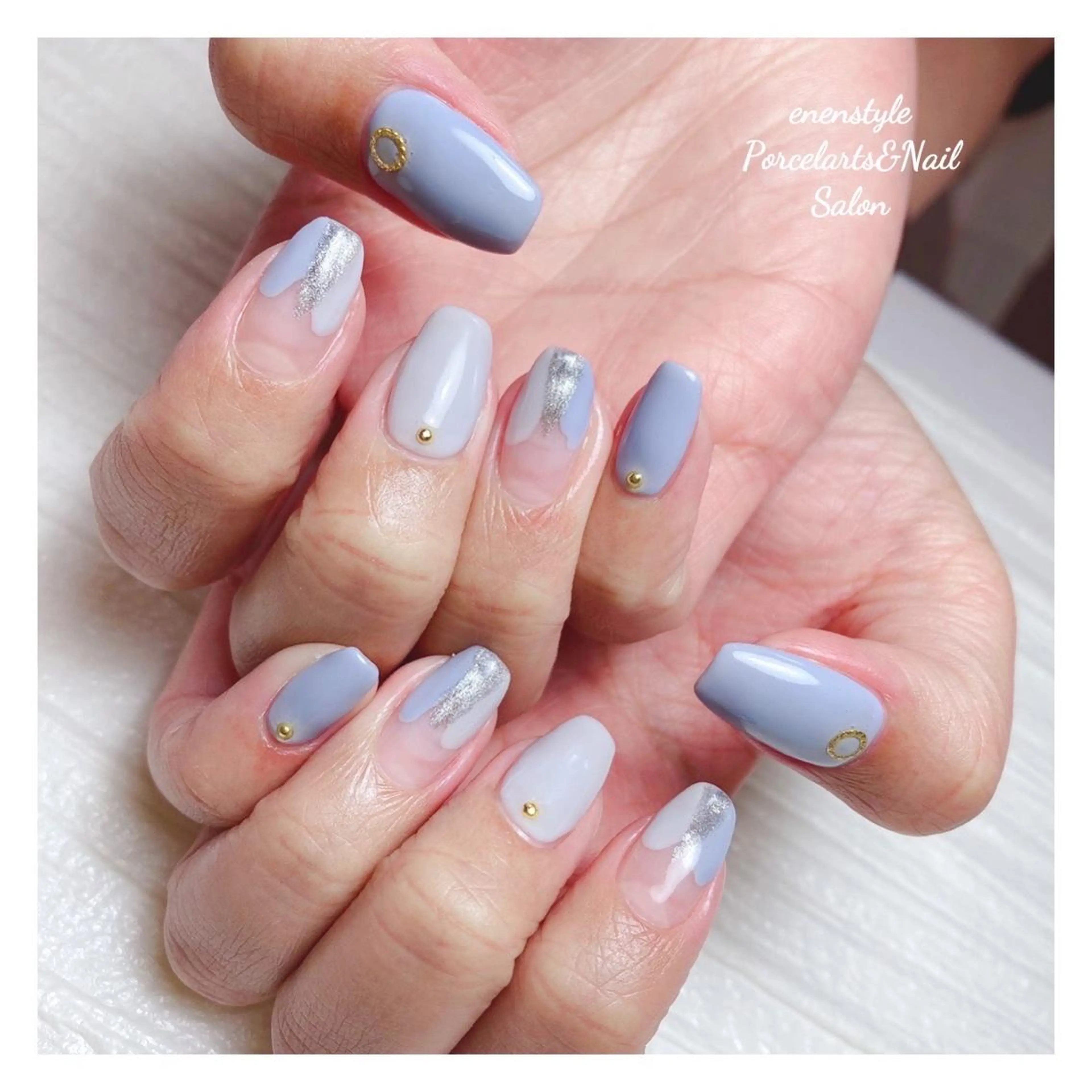 ミディアム ネイル 👑enen style👑のネイルデザイン