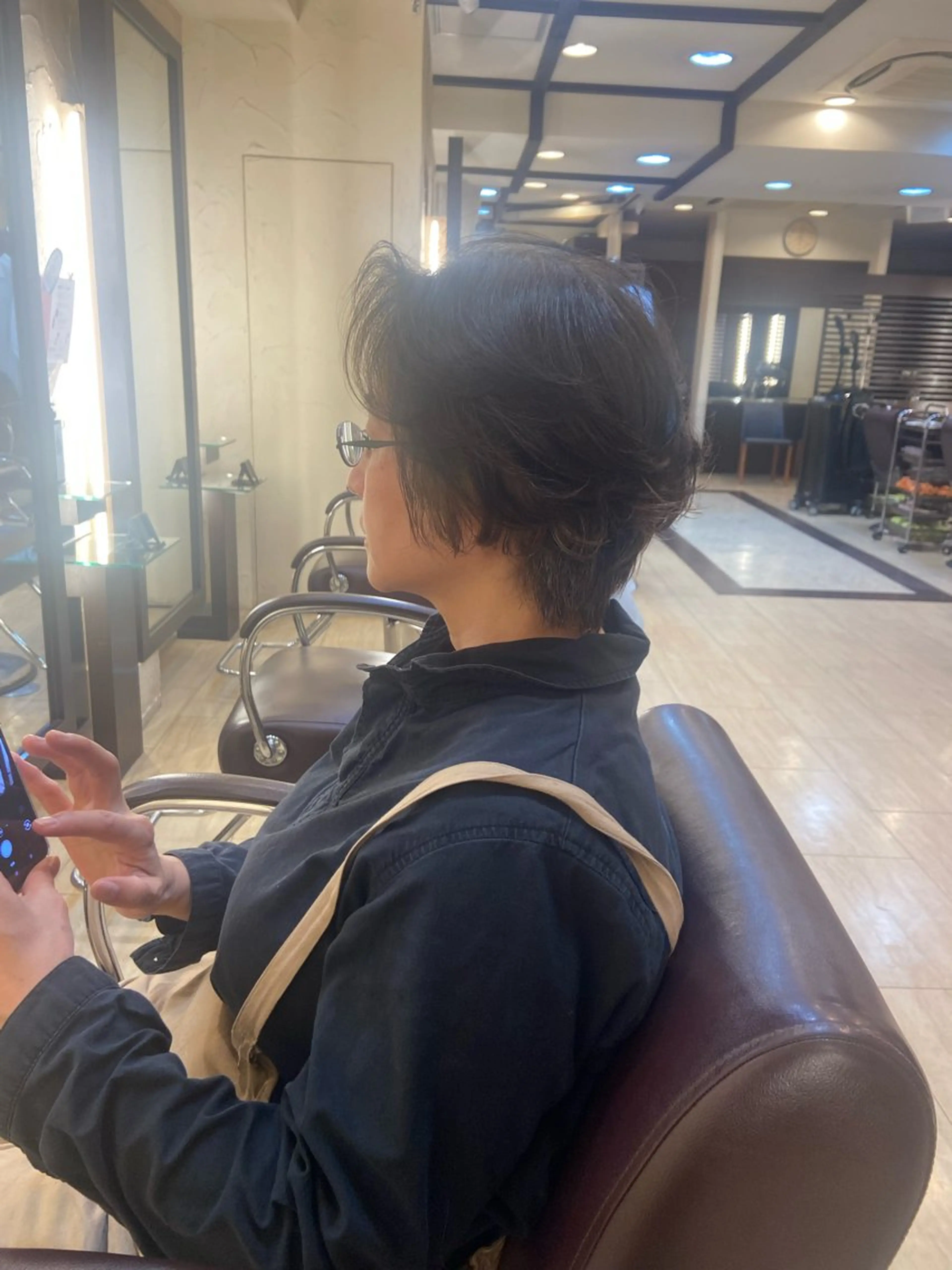 ショート パーマ ショートヘア 青山 光のヘアスタイル