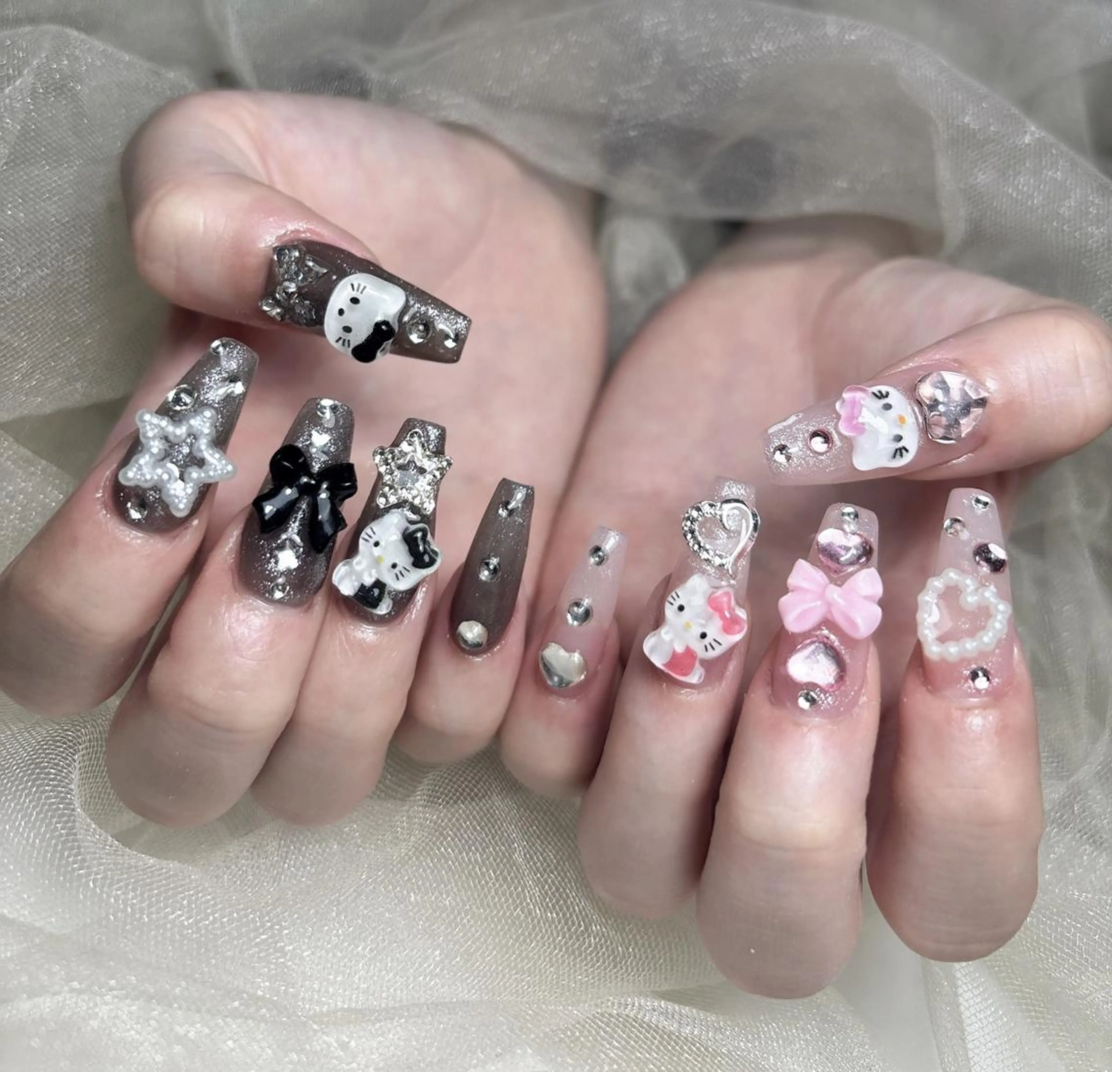 チップ長さだし、ゴデゴデデザイン持ち込み10本やり放題¥15980➡️¥13980の写真