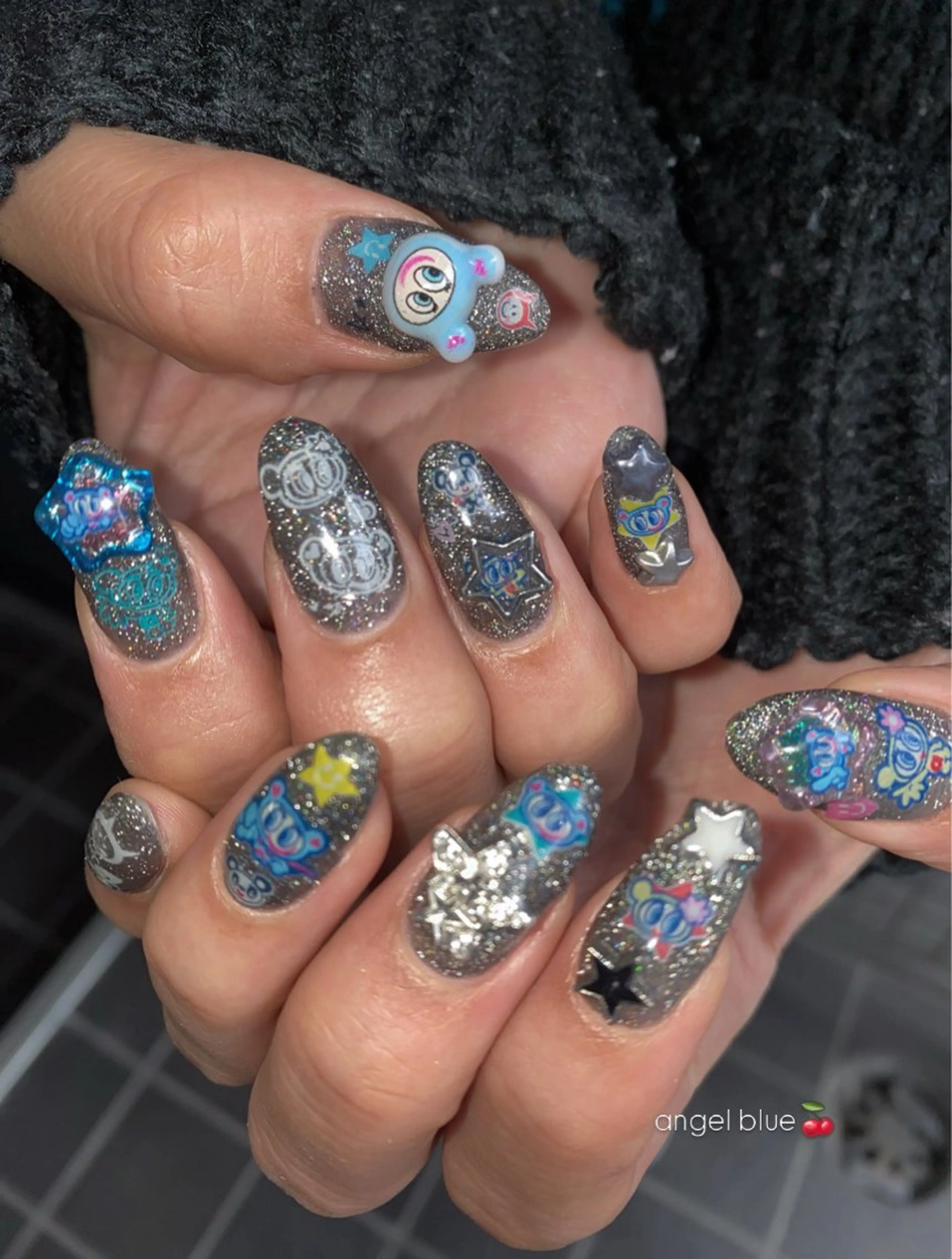 ネイル ハンドネイル フットネイル nano/きもかわ nail🐬🫧のネイルデザイン