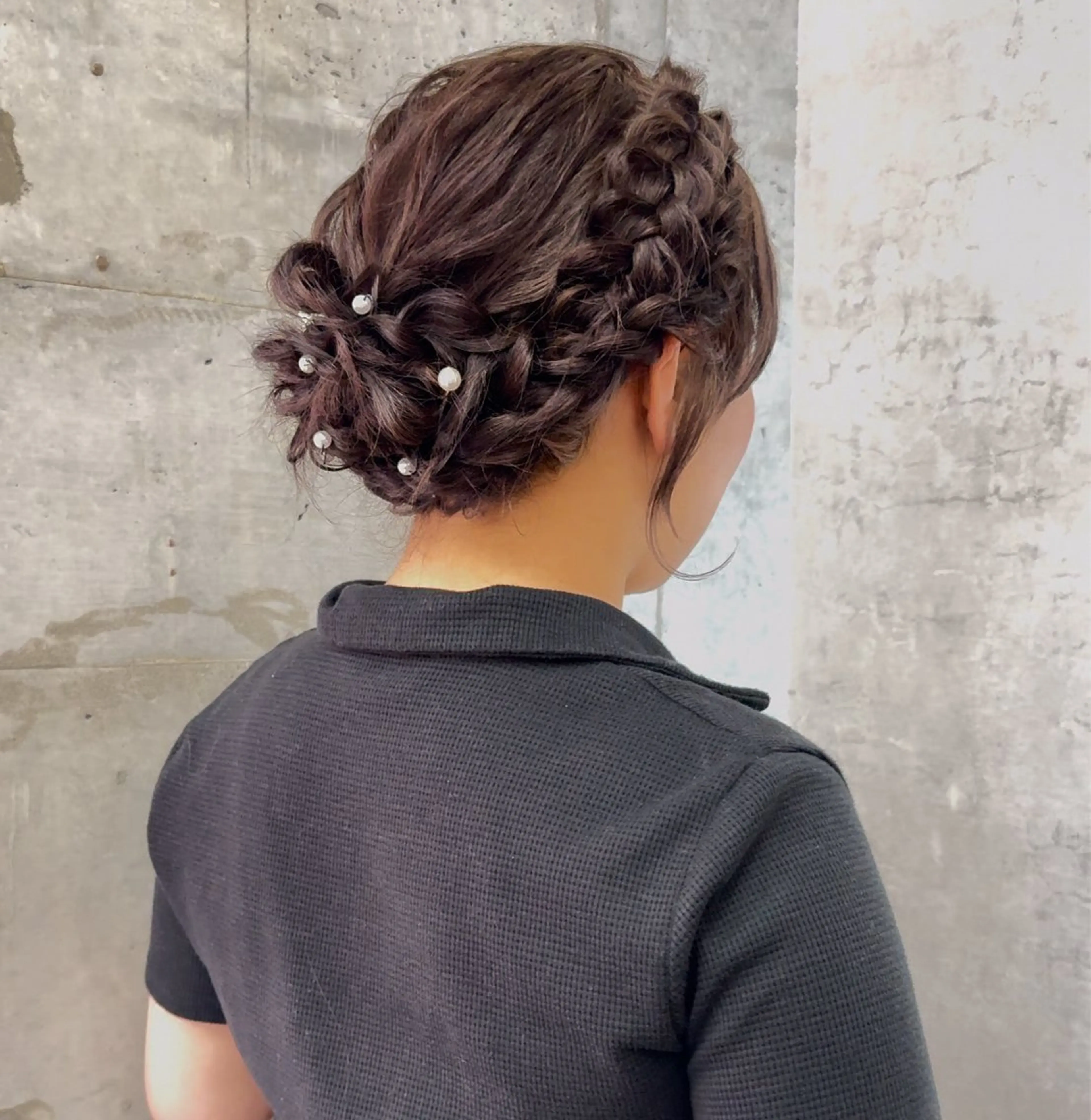 ミディアム 小顔カット 似合わせボブアレンジ suzunaのヘアスタイル