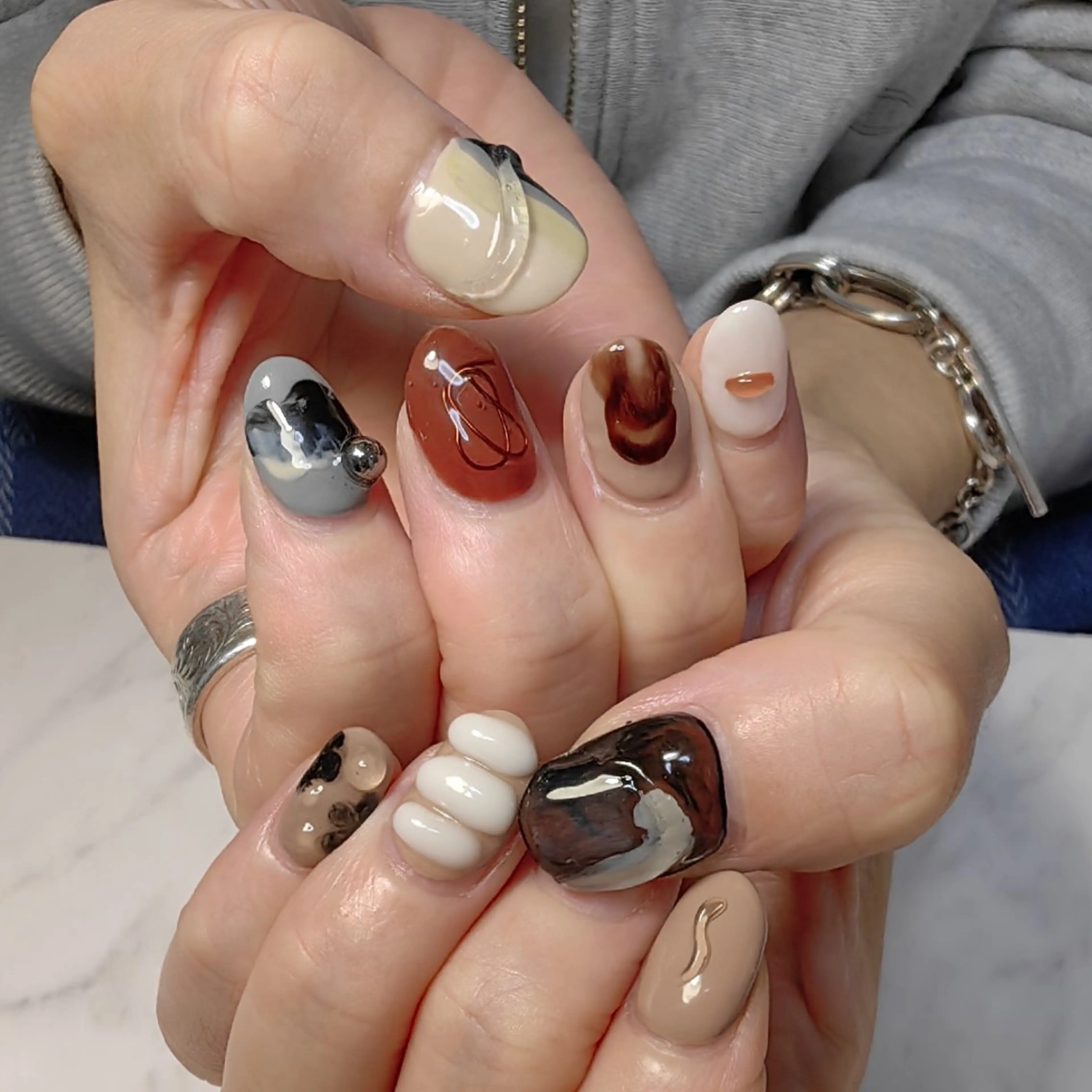 ネイル ニュアンスネイル ハンドネイル reve あやののネイルデザイン