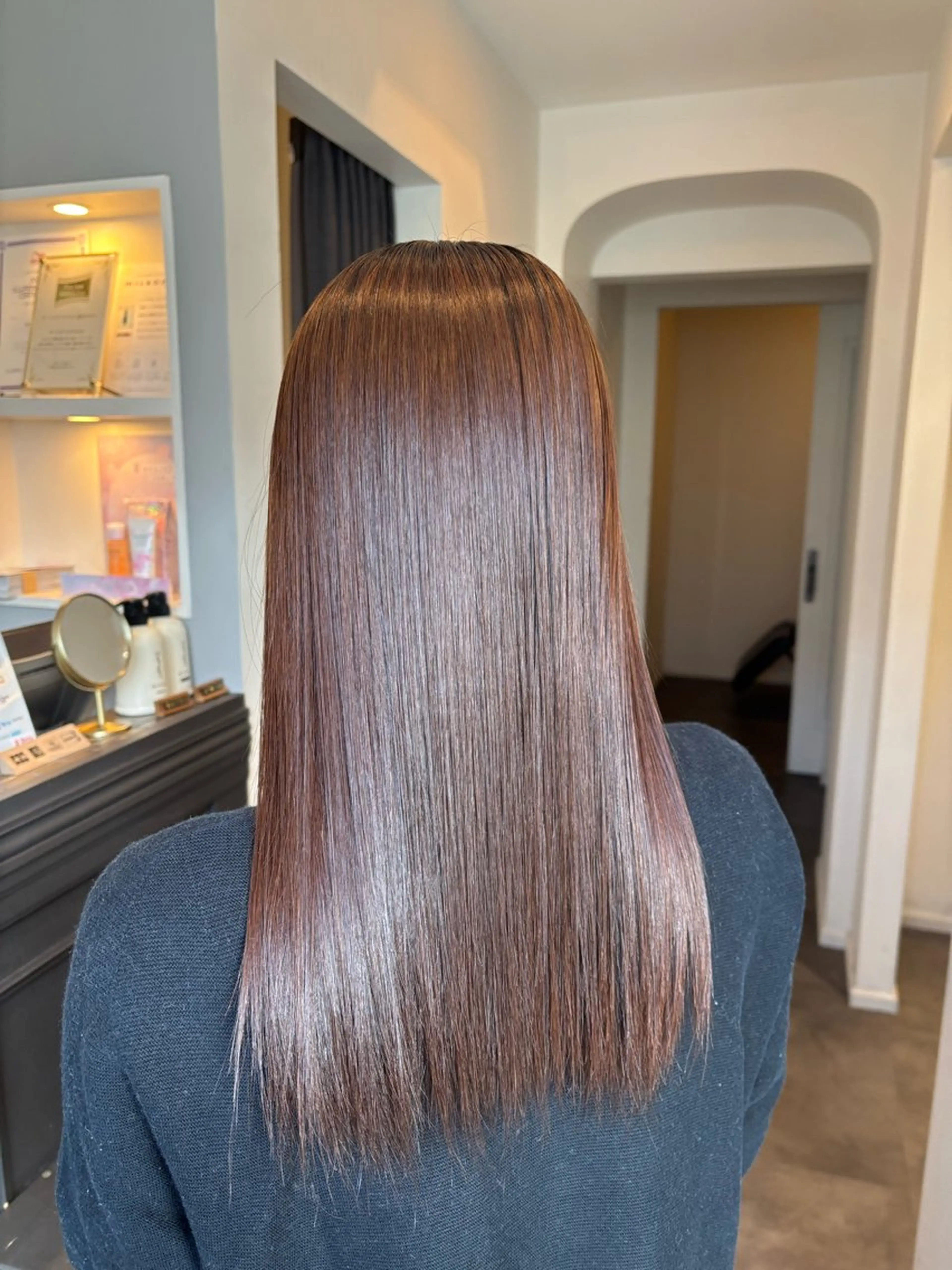 【髪にドラマを。】髪質改善ストレート/3ステップトリートメント付き22000→18700の写真