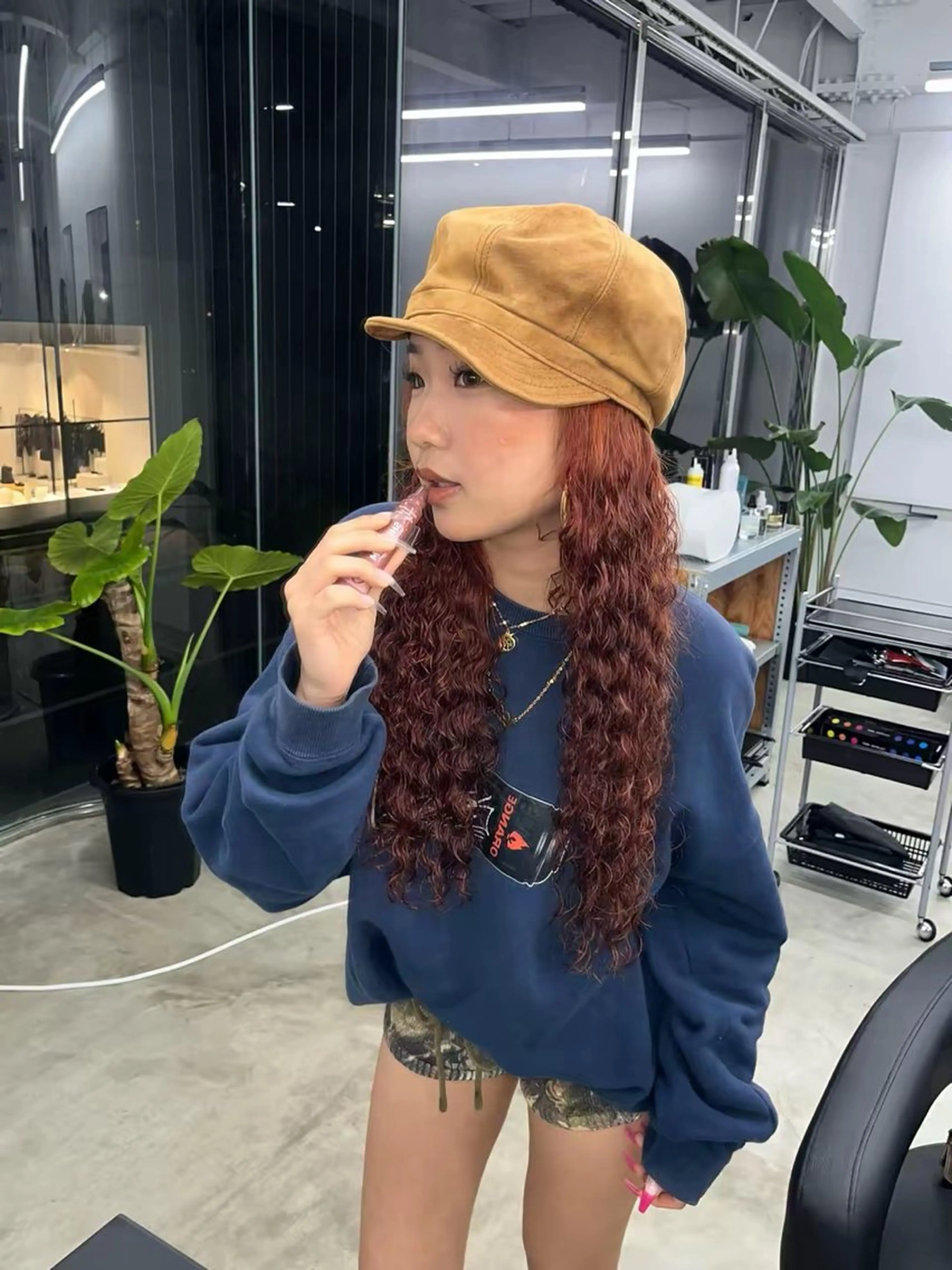 ロング ヘアカラー 酒井 美里のヘアスタイル
