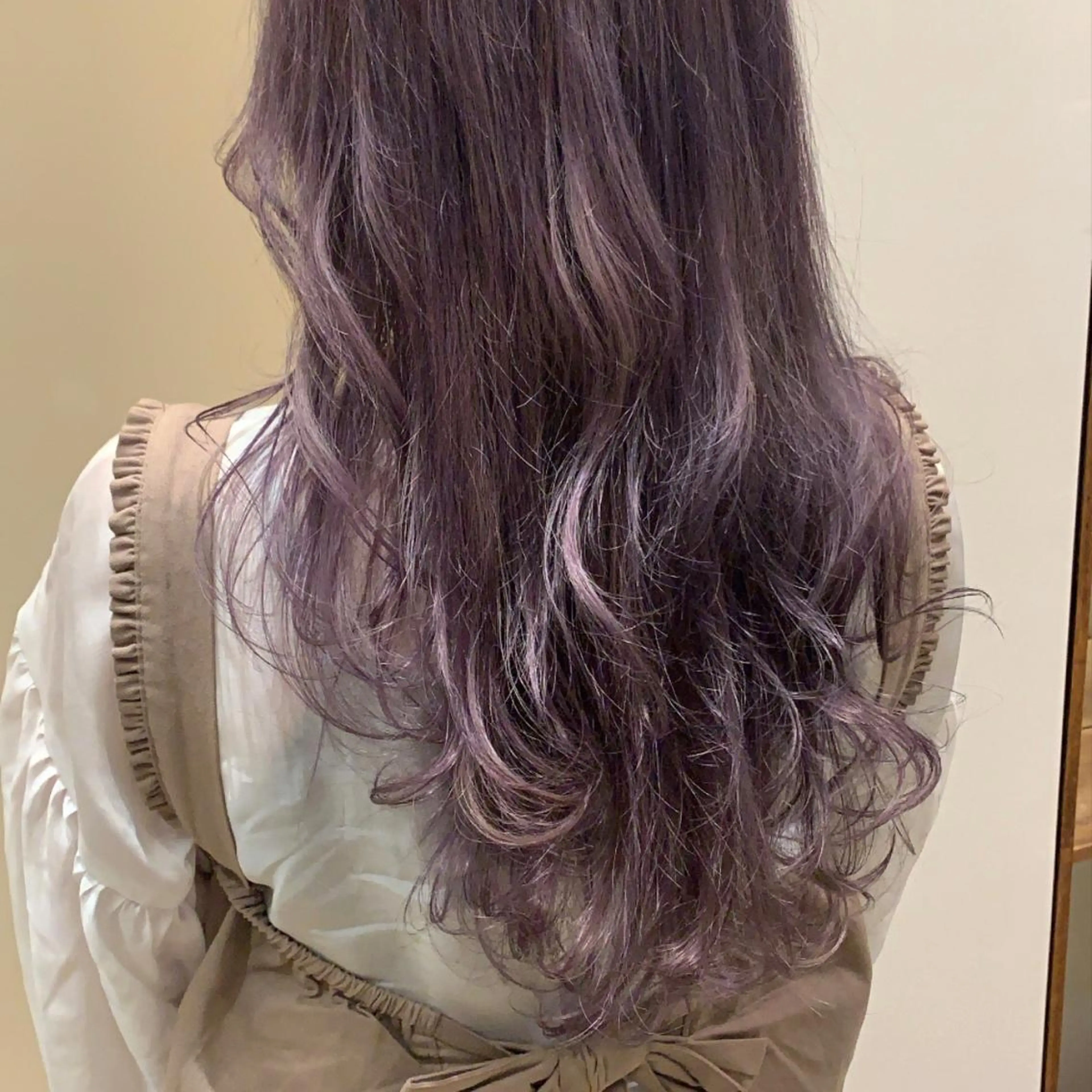 ロング カラー 【完全個室】髪質改善 暖色カラー/山崎唯奈のヘアスタイル