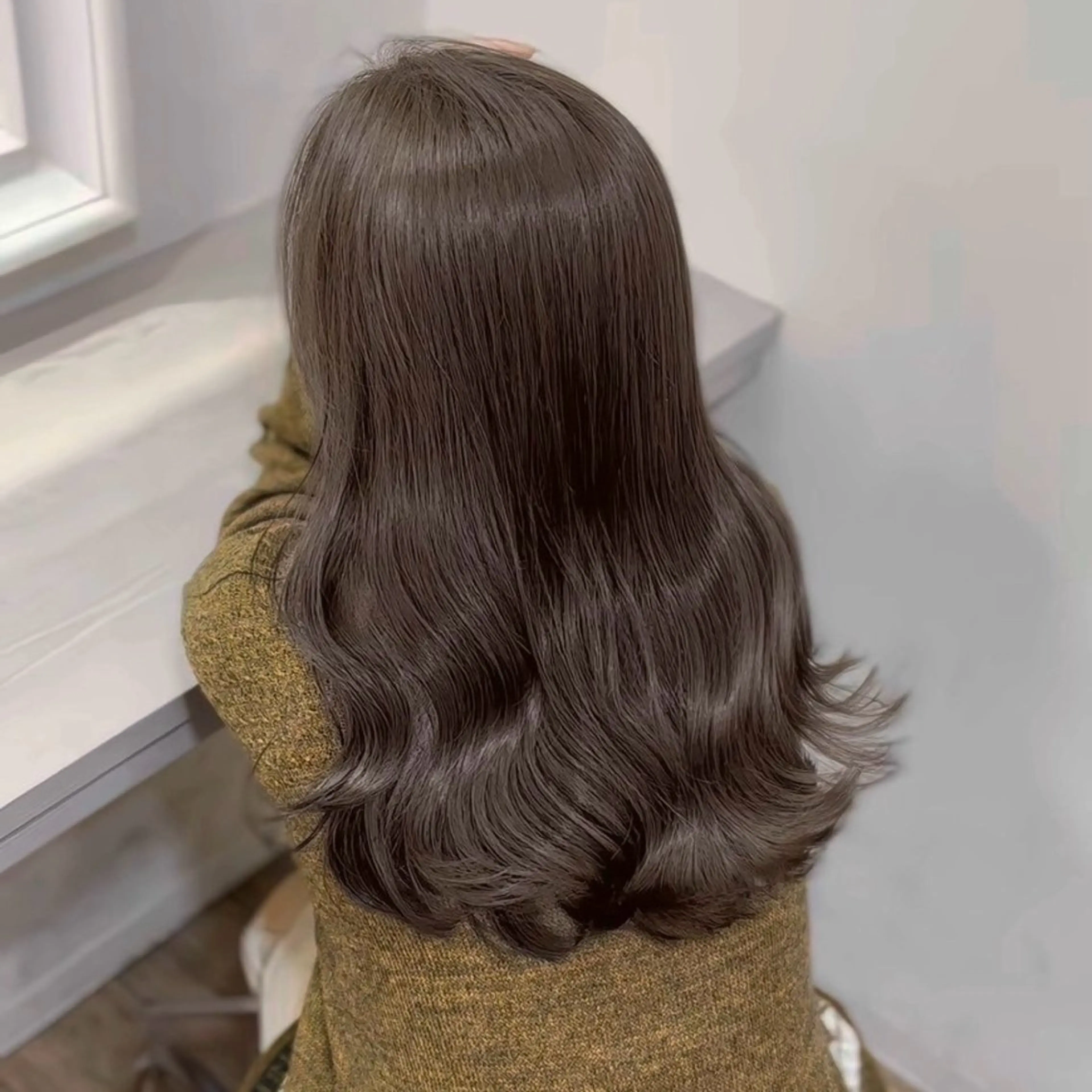 ロング ヘアカラー トリートメント 髪質改善特化/透明感 カラー/AKANE♡のヘアスタイル