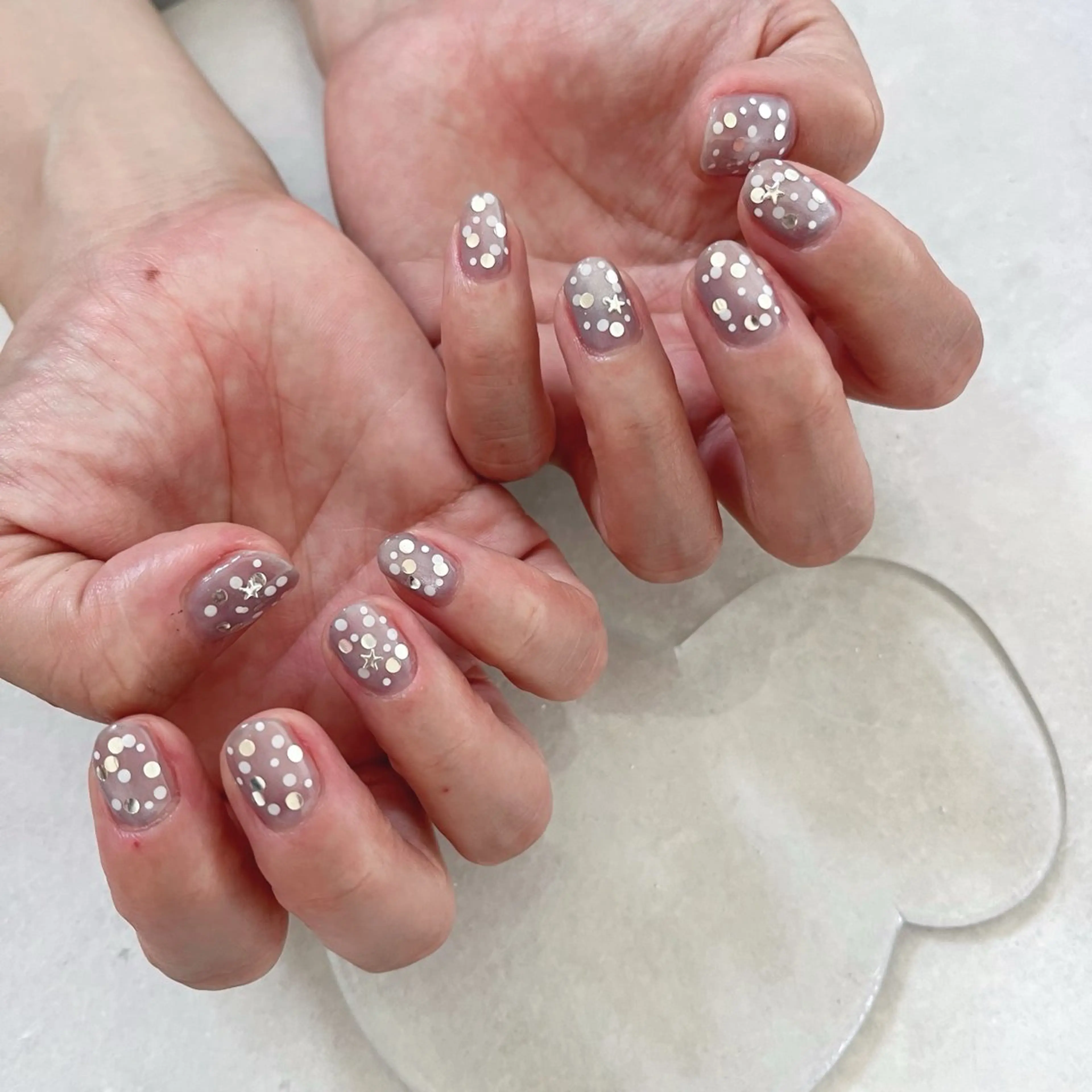 ネイル キラキラネイル K Aのネイルデザイン