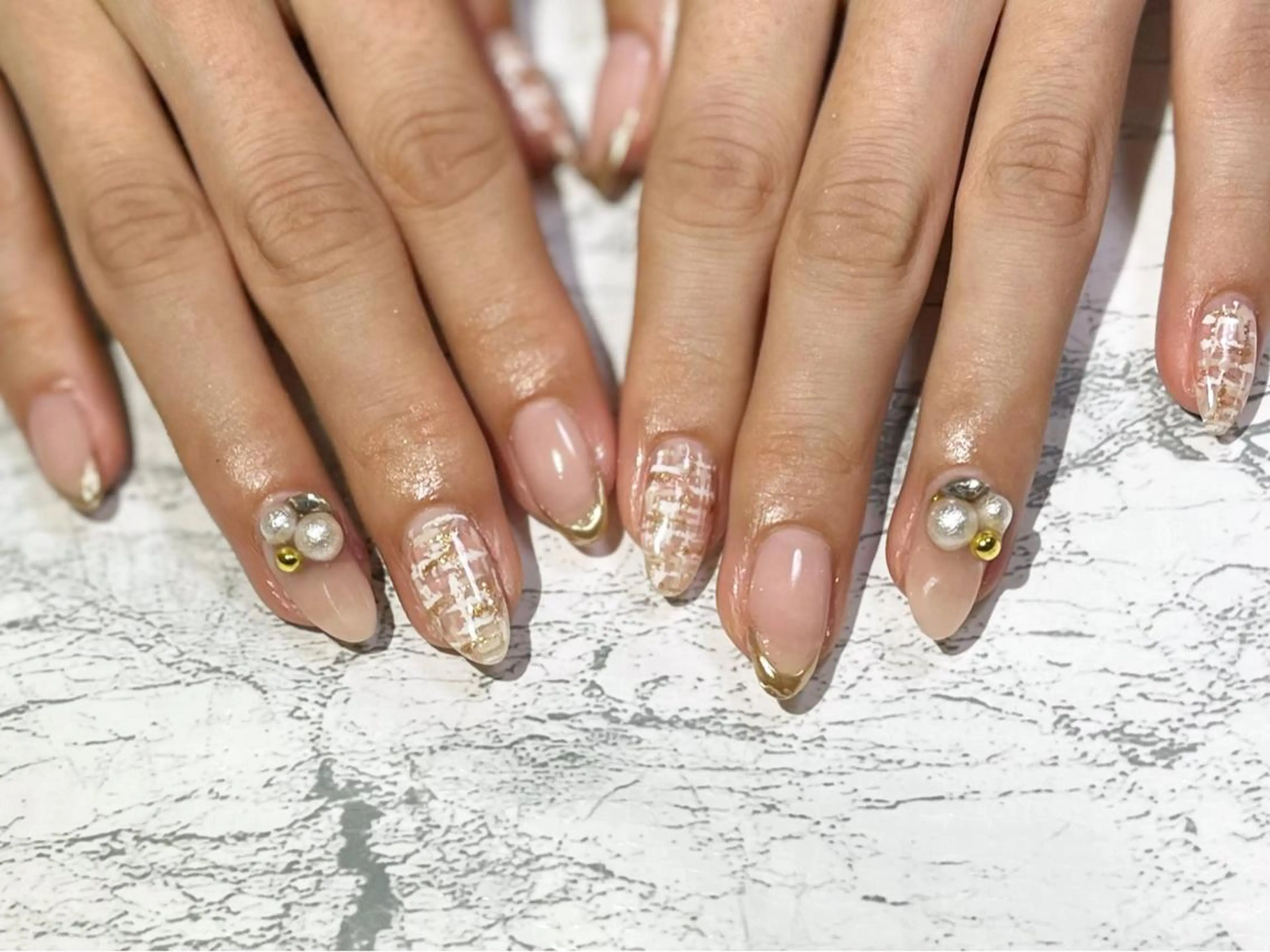 ネイル フットネイル ニュアンスネイル シンプルネイル 春ネイル 夏ネイル nail fufla ♡yamane♡のネイルデザイン