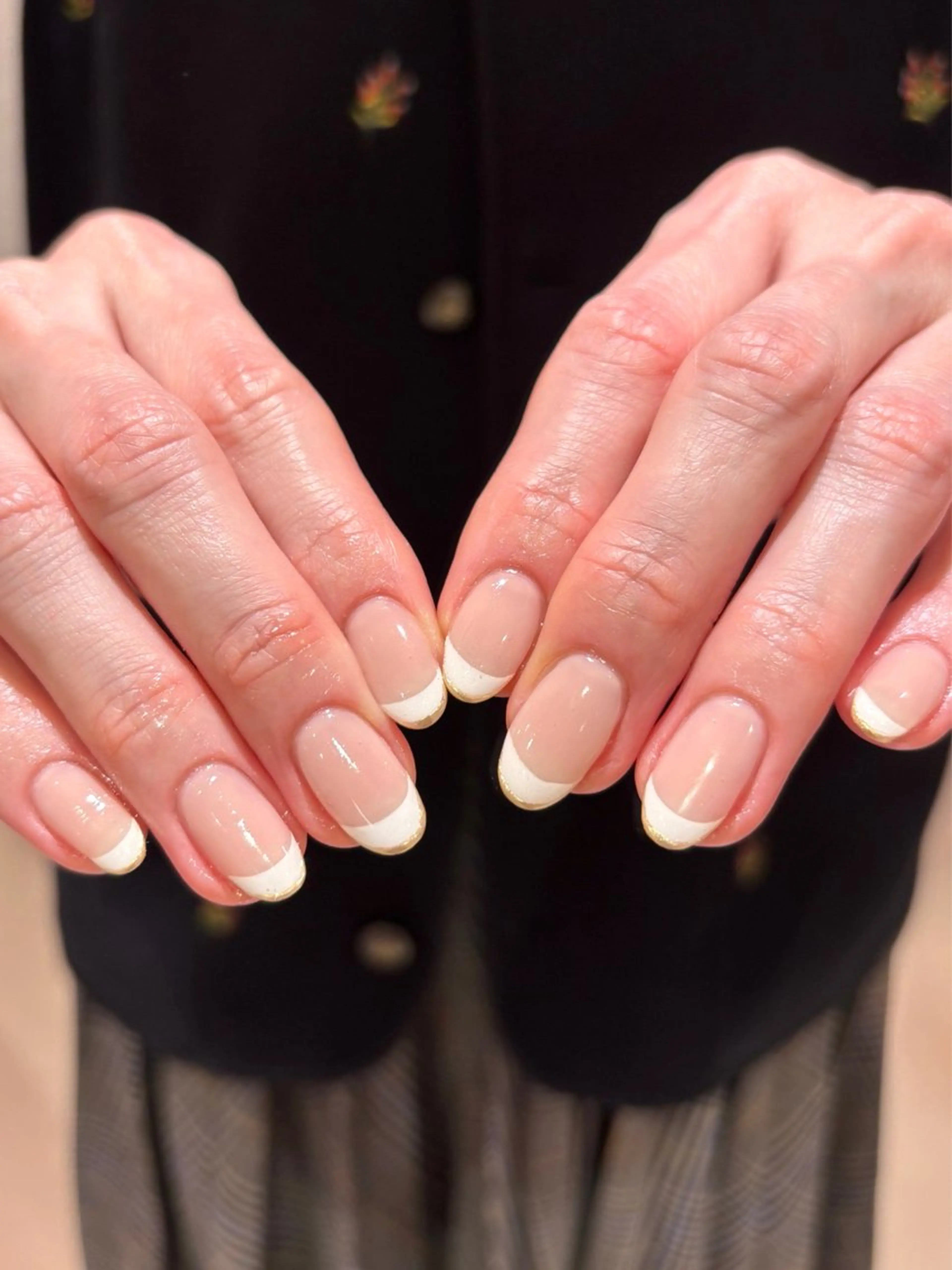 ネイル アートネイル フレンチネイル ミラーネイル LUCY心斎橋/ 💍Saki💍のネイルデザイン