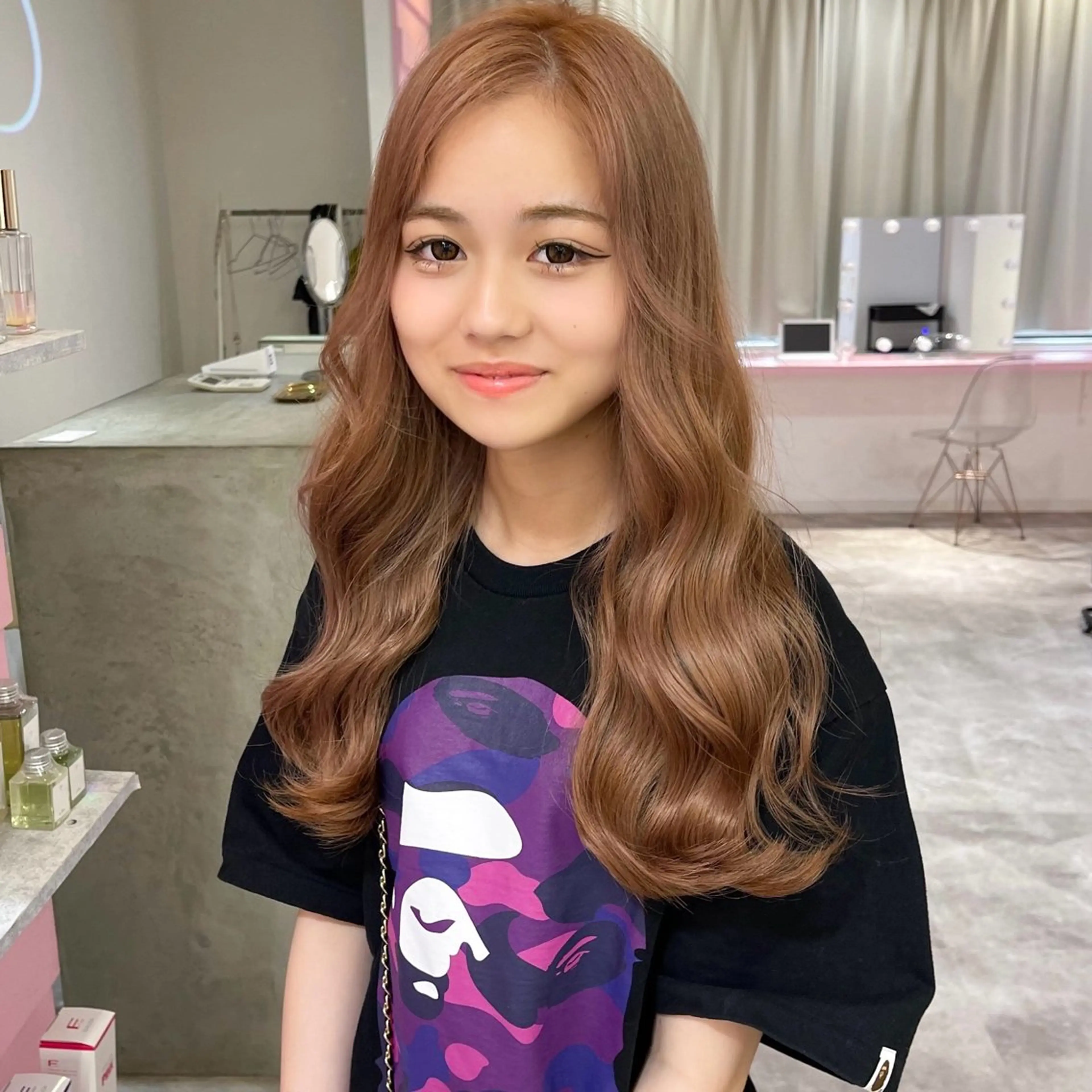 ロング カラー 🎀ミルクティー/暖 色×レイヤー/マリアのヘアスタイル