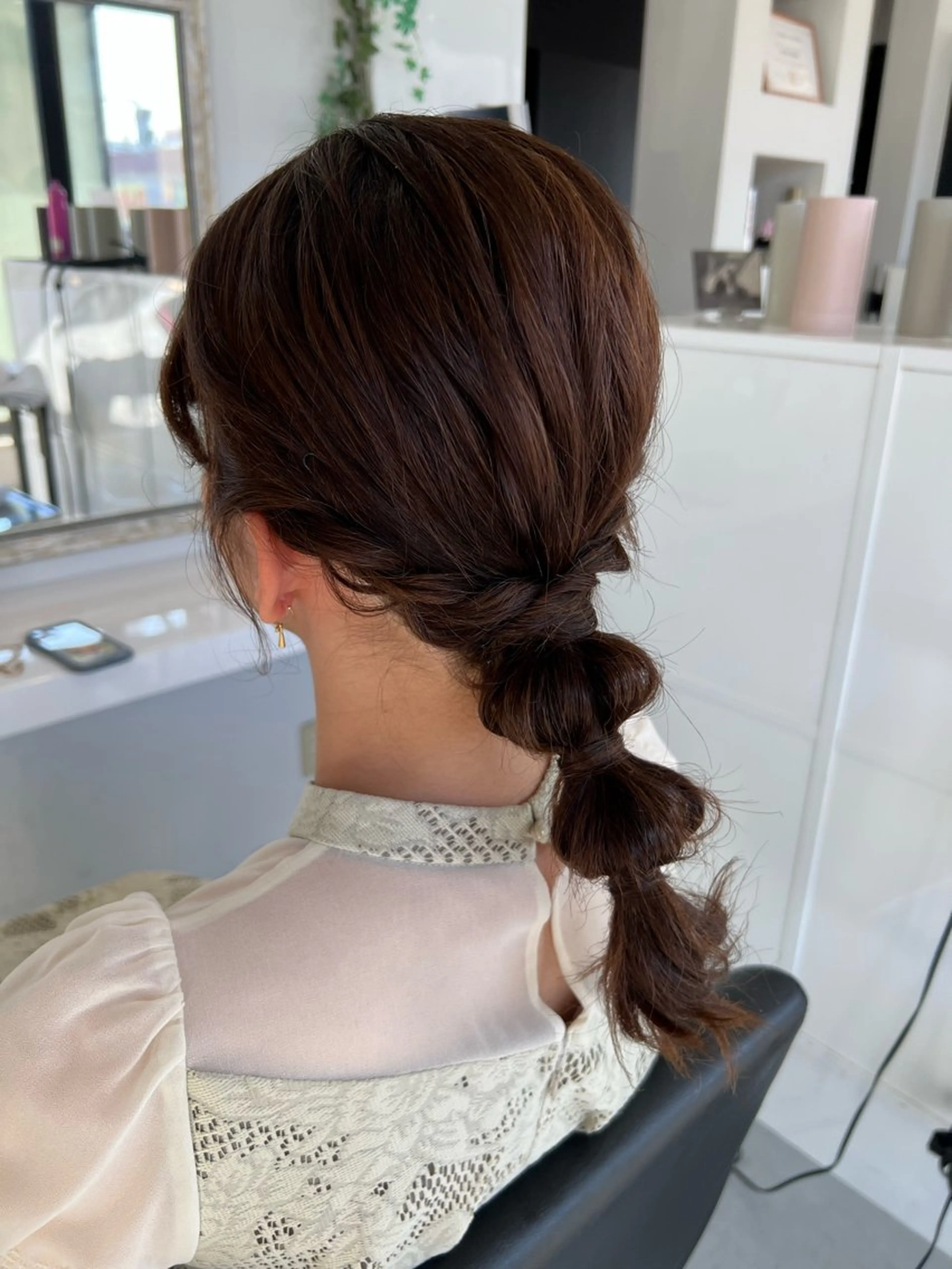 ヘアアレンジ ヘアセット 艶カラー/マツエク /似合わせ🤍ななえのマツエク・マツパデザイン