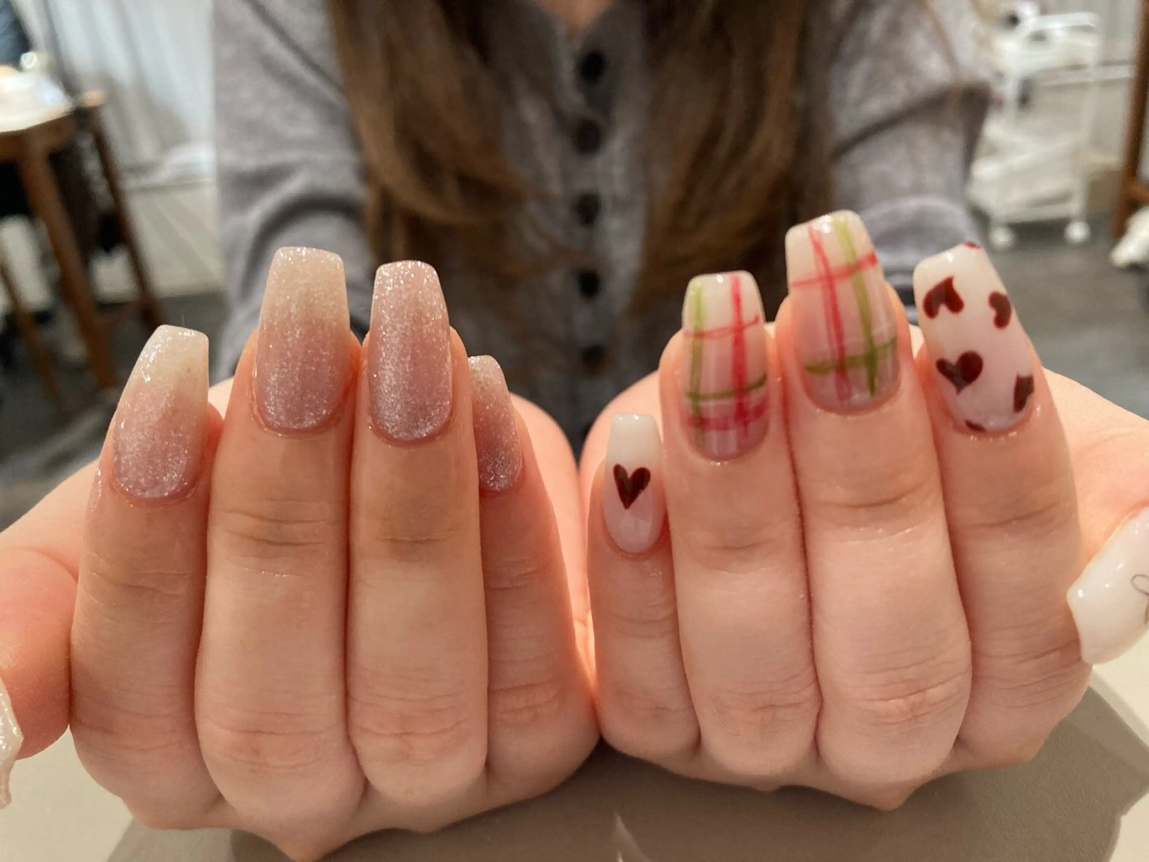 ネイル 冬ネイル クリスマス ハンドネイル Yarm As Etelのネイルデザイン