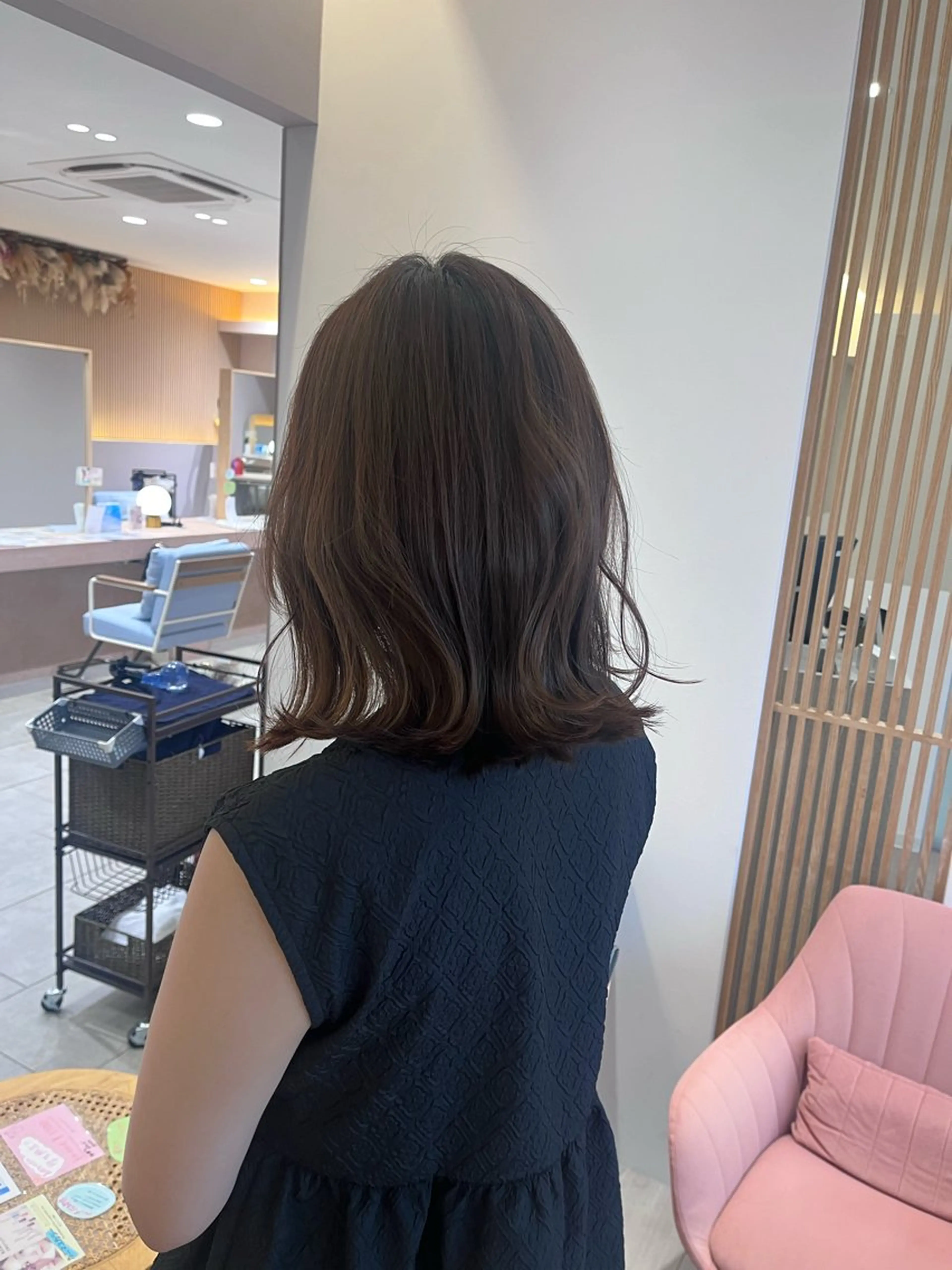 ミディアム Rosierbleu 道正のヘアスタイル