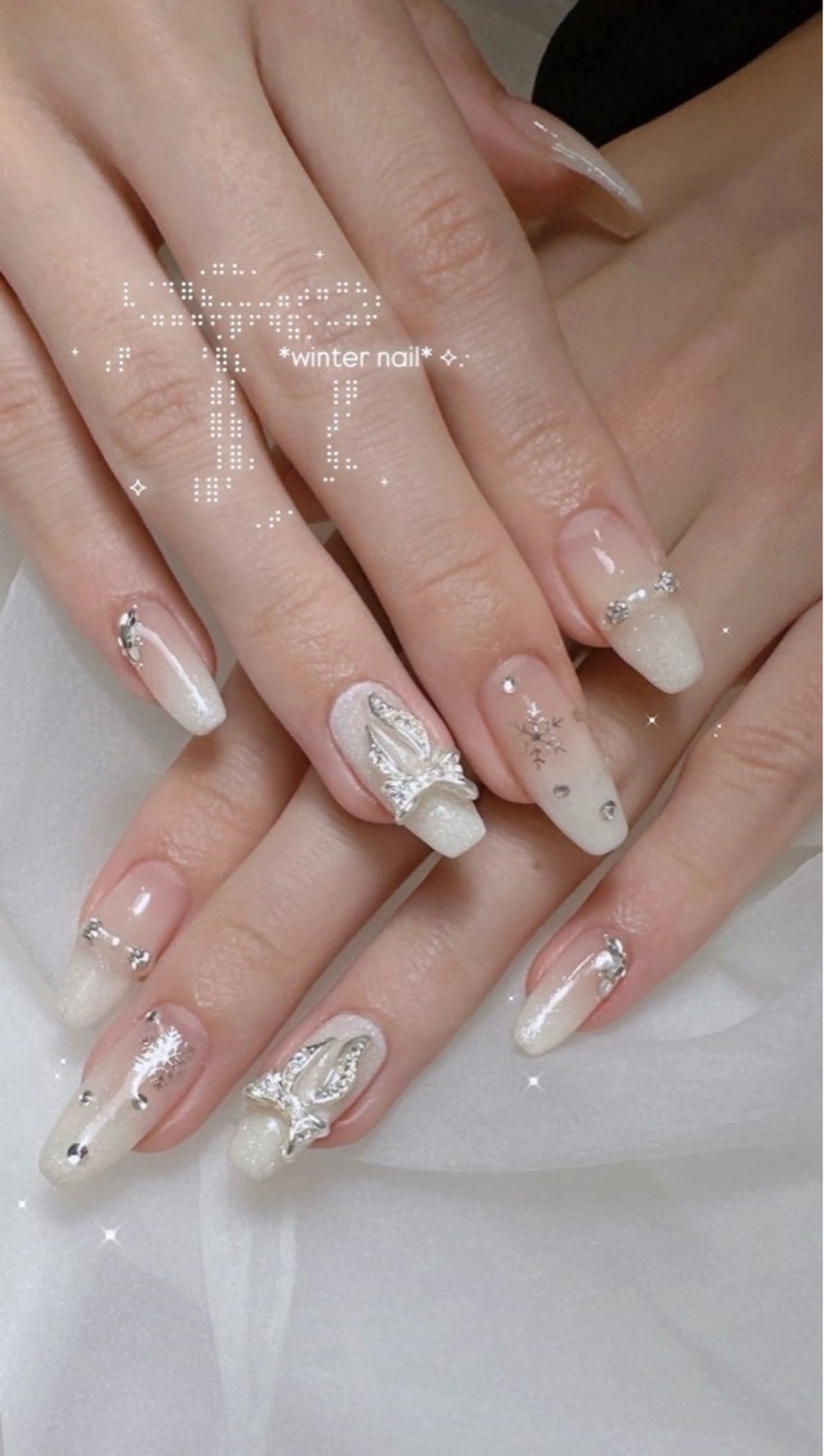 ネイル 冬ネイル ハンドネイル GREEM グリームのネイルデザイン