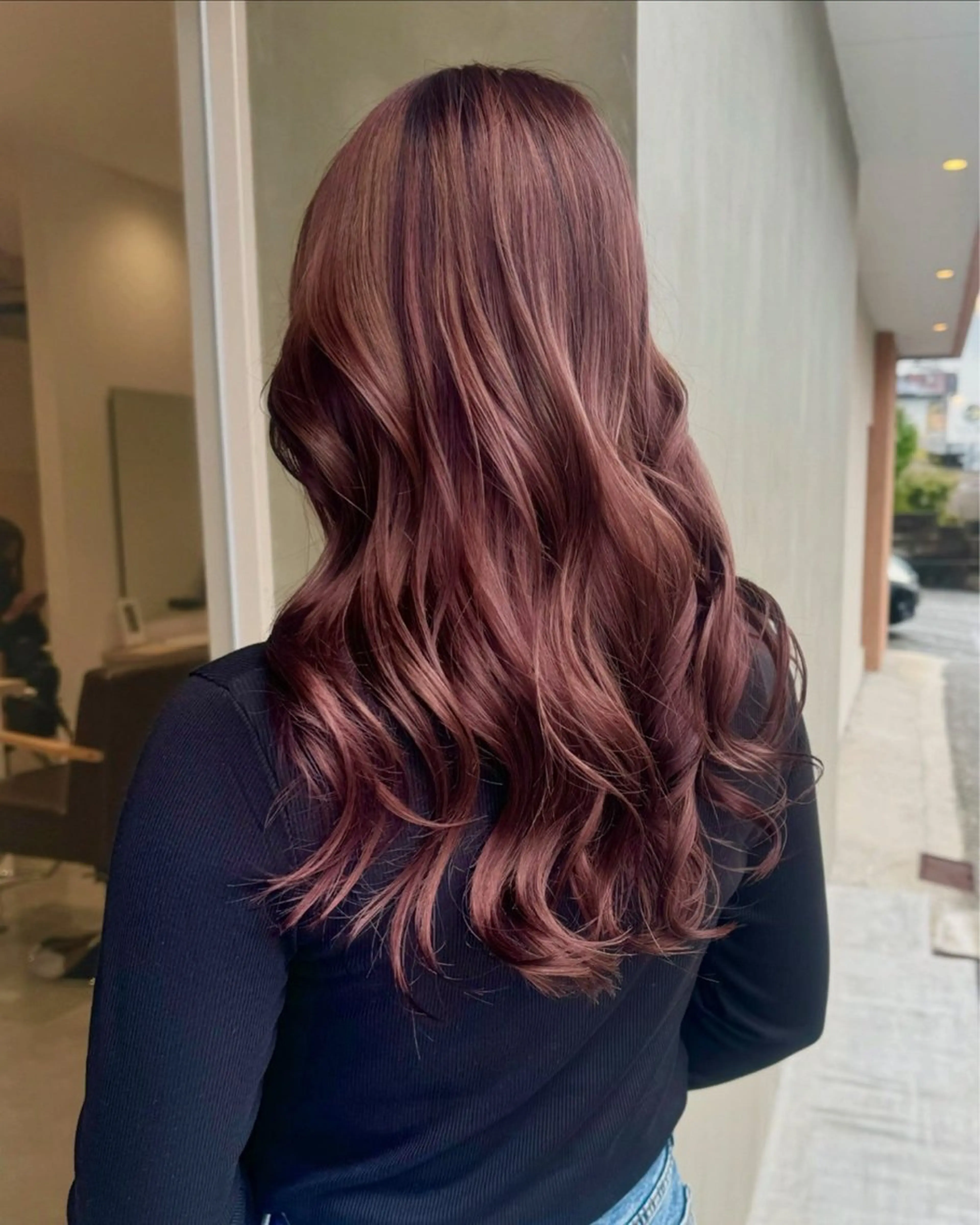 ロング カラー 髪質改善 ヘアカラー SASE/ 🍒nodoka🍒のヘアスタイル