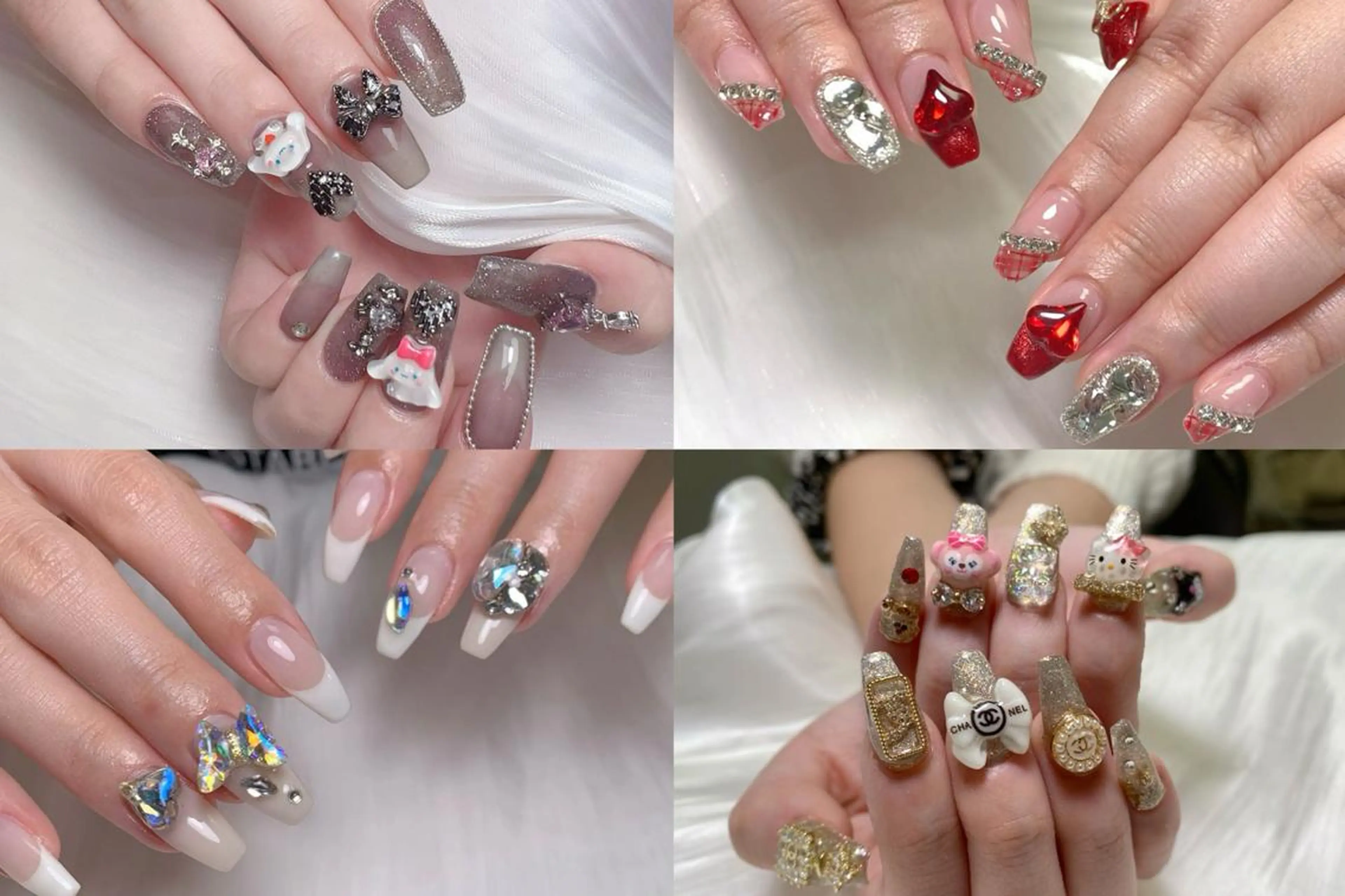 【チップ長さ出し】デザイン160分コースパーツつけ放題¥15980の写真