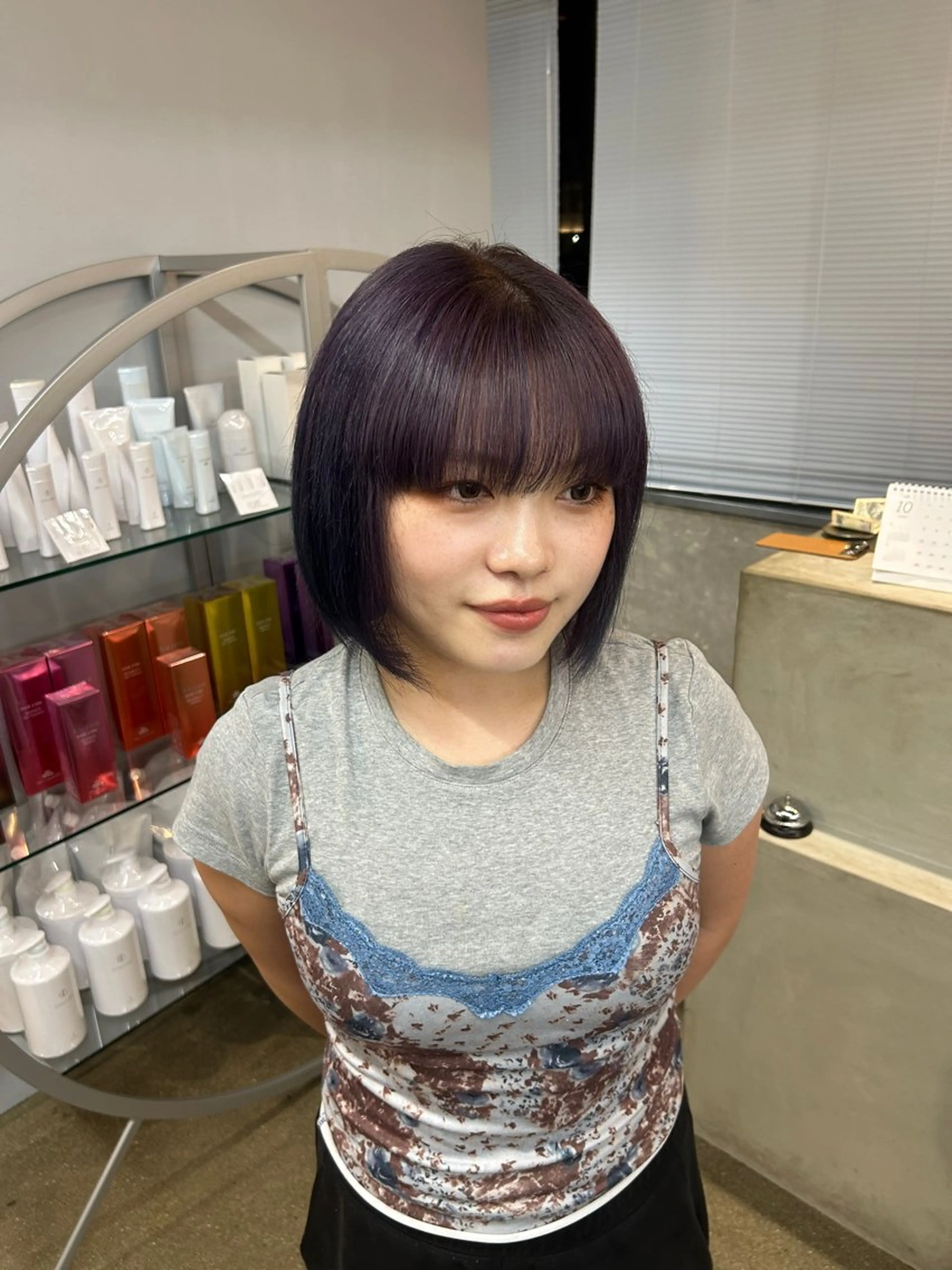 ショート カット ヘアカラー サワムラ ソナタのヘアスタイル