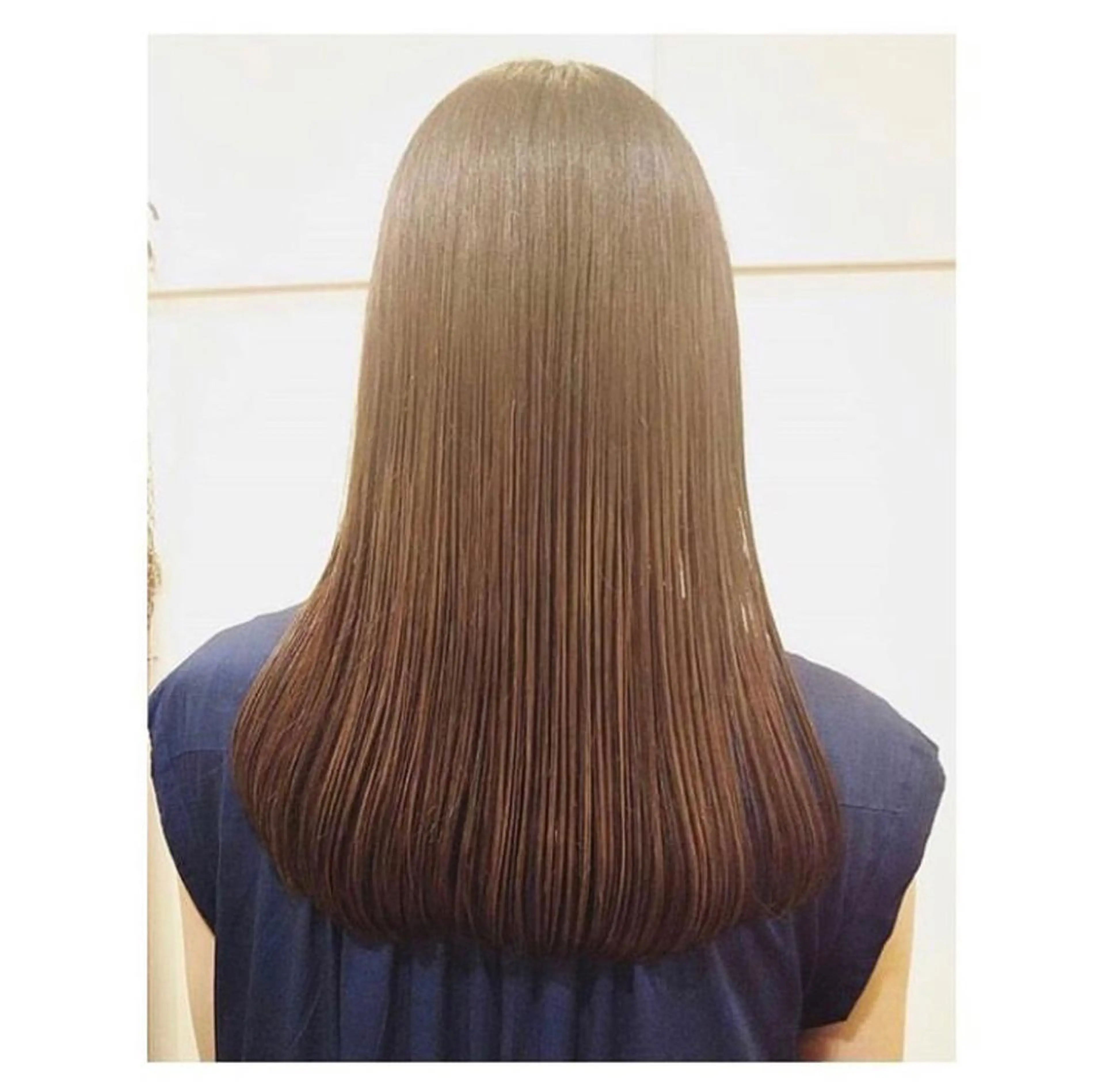 straight permanent + 3step treatmentの写真