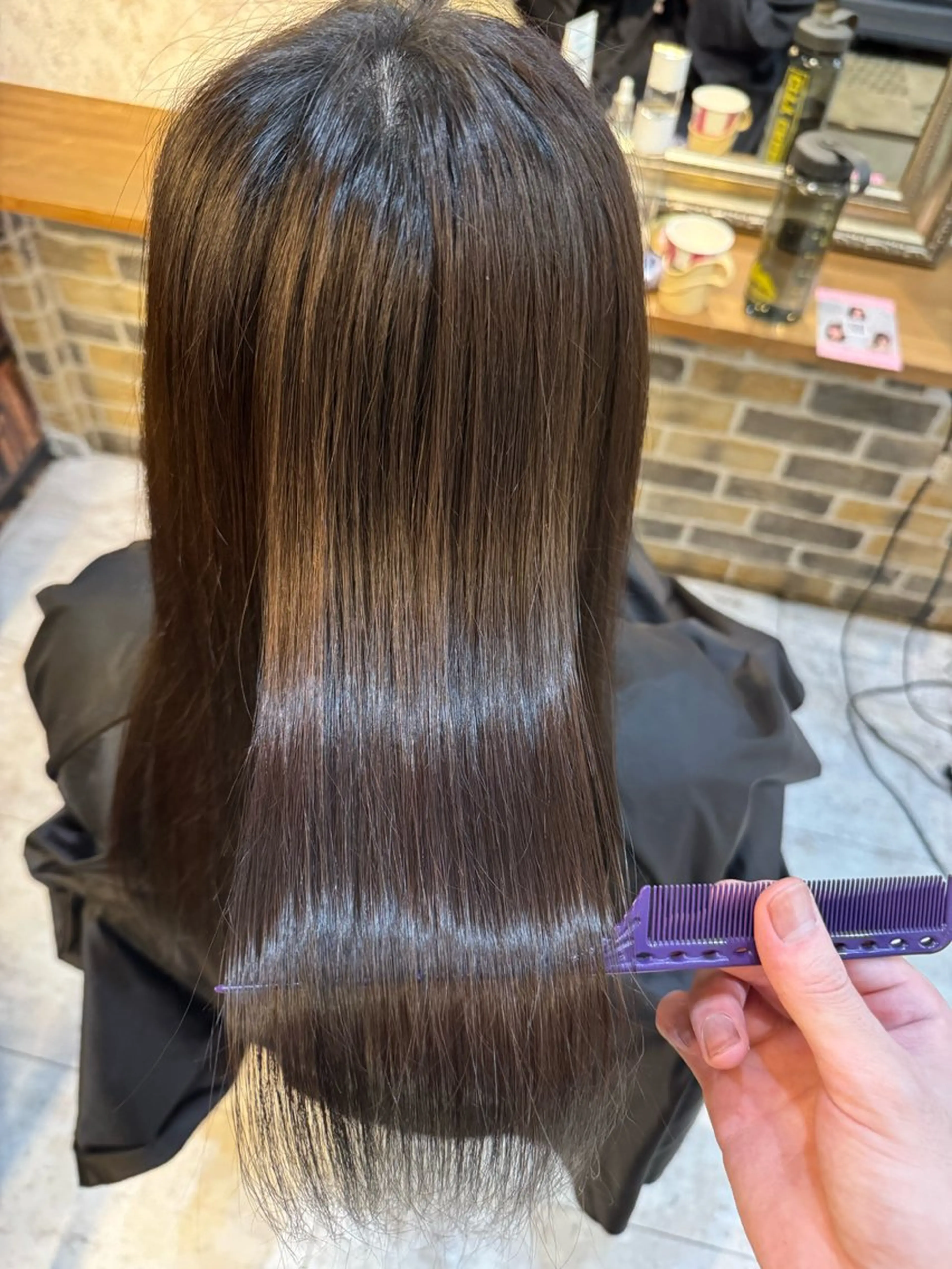 angelica布施 窪田隆平のヘアスタイル