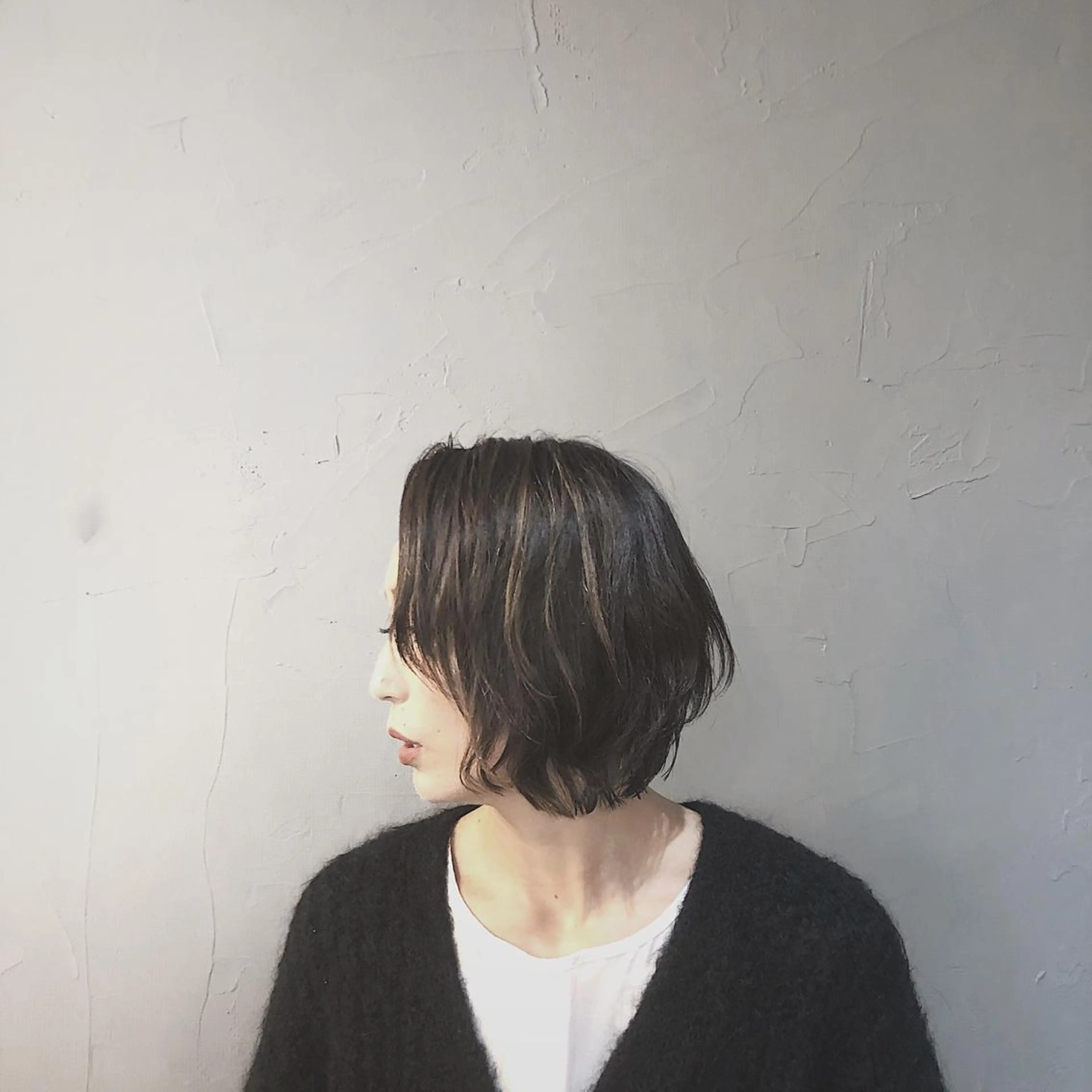 ショート カラー パーマ ショートボブ ボブ ショートヘア ニュアンスパーマ 山口 浩之のヘアスタイル