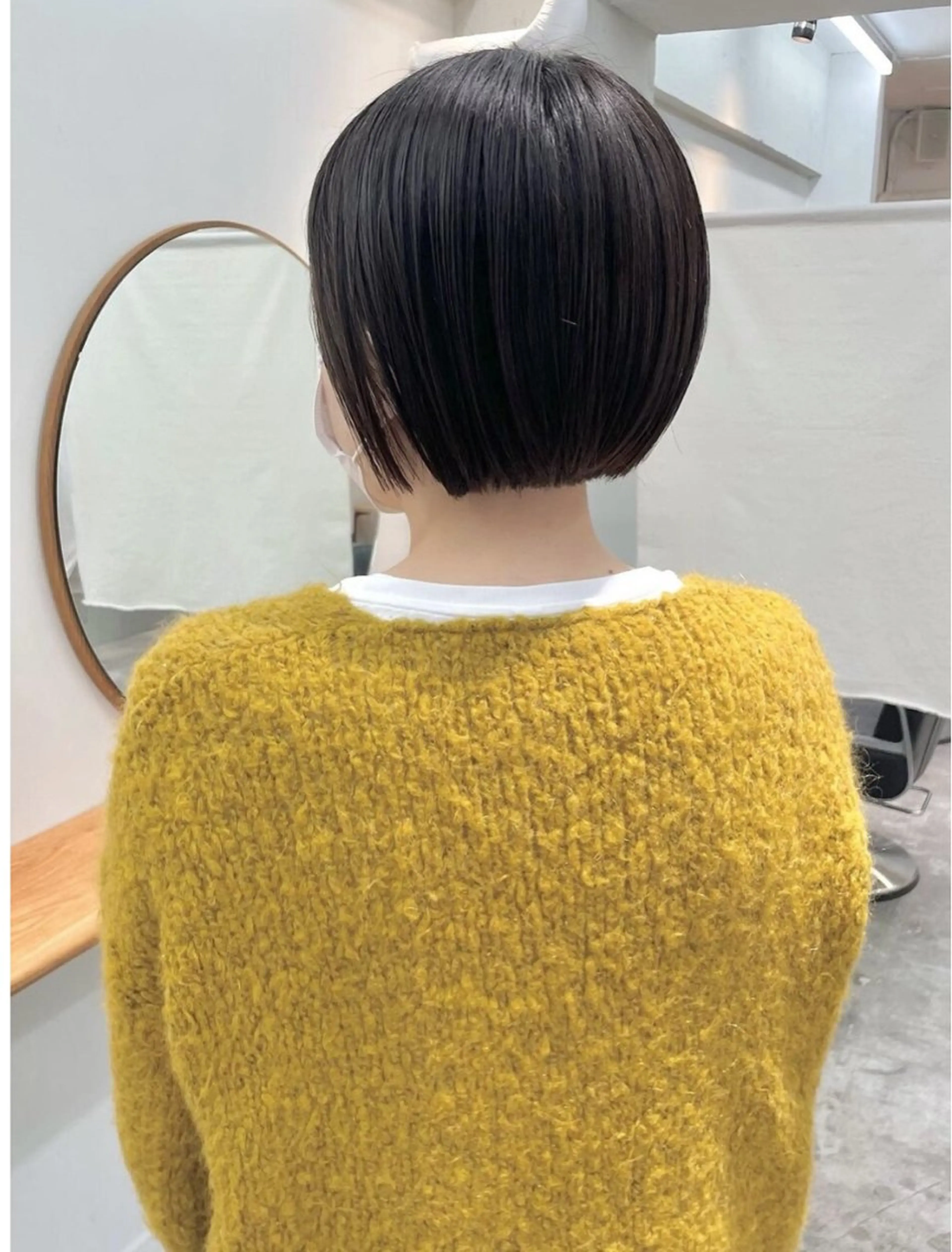 ショート カラー アッシュ アッシュグレー ヘアカラー 立川艶髪カラーと映画 美容師YUJIのヘアスタイル