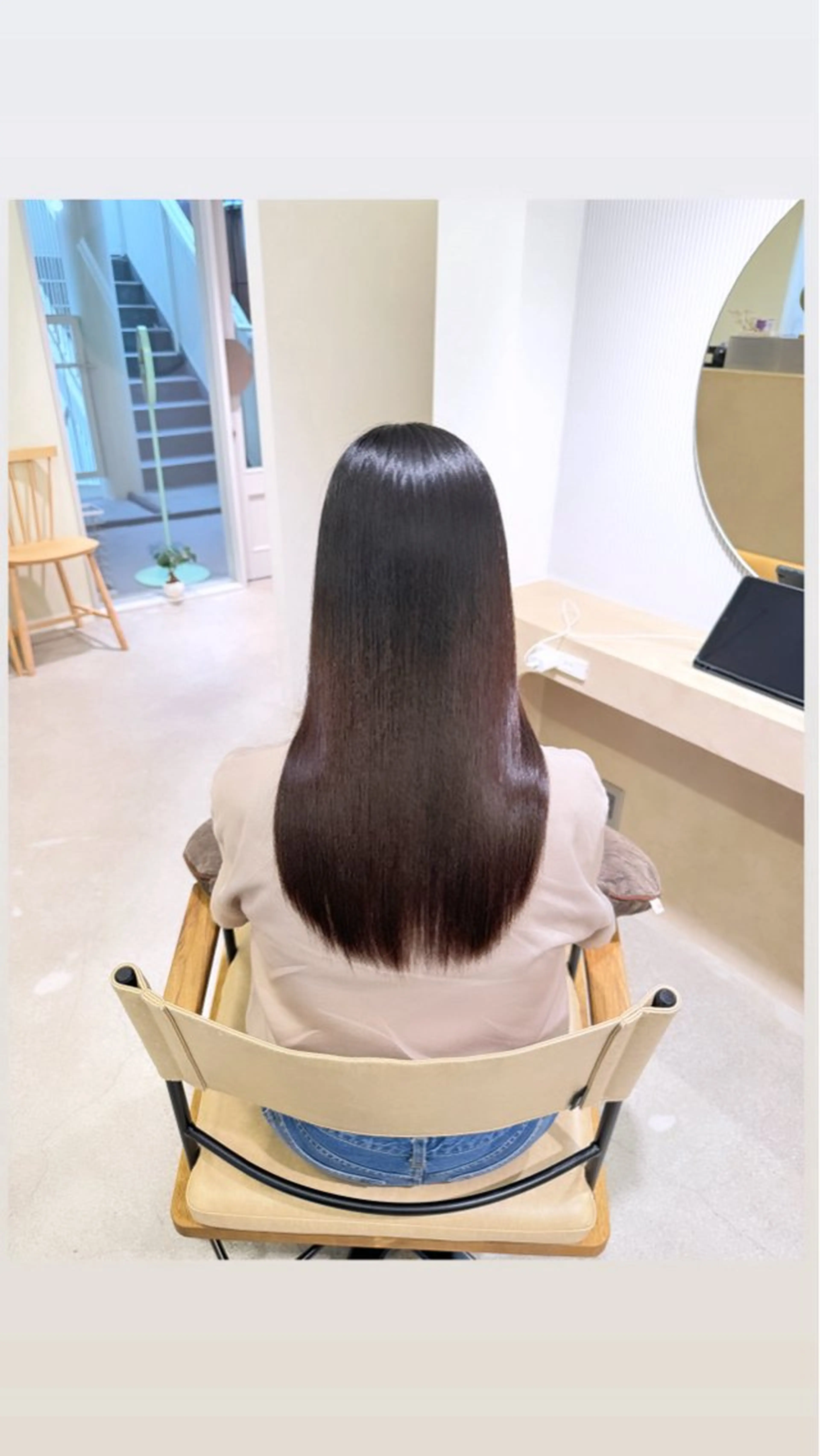 パーマ ストレートパーマ 縮毛矯正 トリートメント ulu名古屋栄所属・落合しほ/韓国ヘア/ 髪質改善/縮毛矯正のヘアスタイル