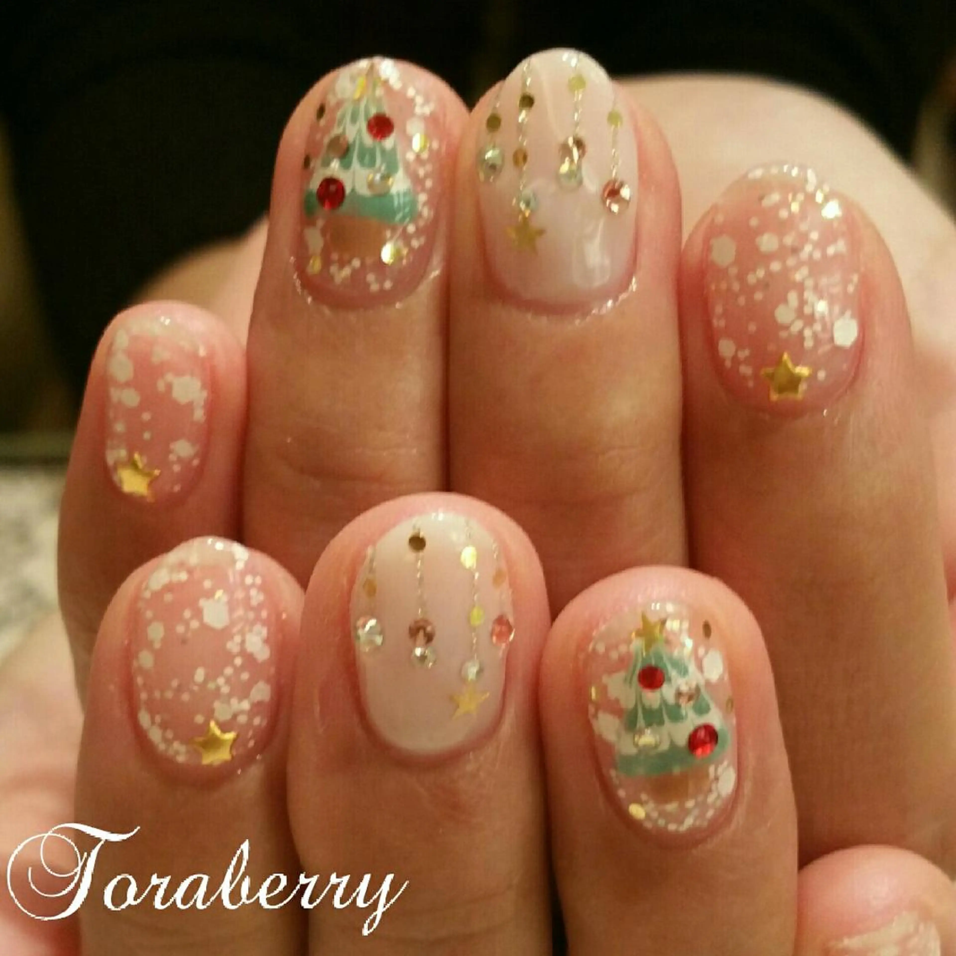 ネイル 冬ネイル クリスマス ネイリスト なつみのネイルデザイン