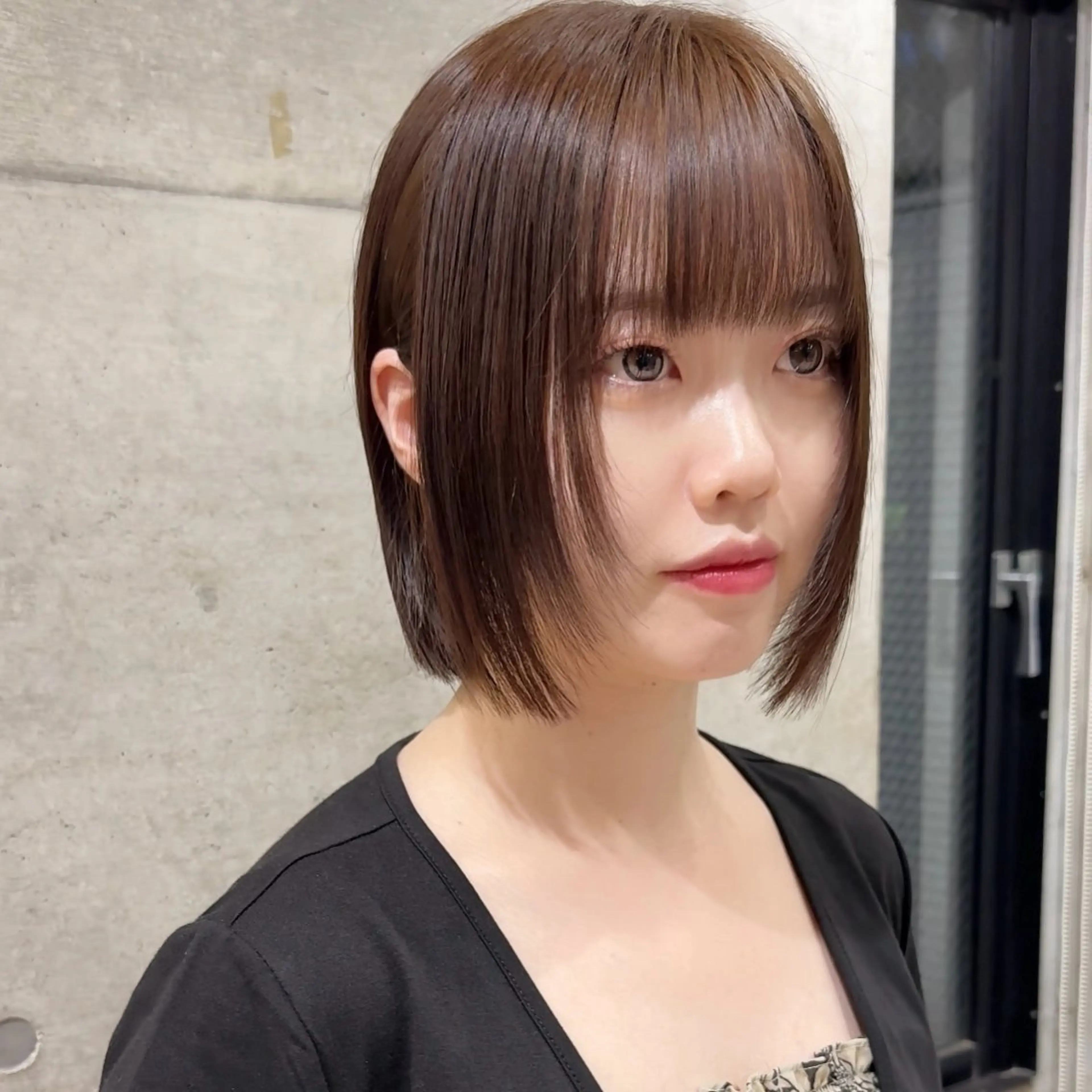 ショート カラー ボブ 髪質改善 似合わせカット 縮毛矯正 畔上 尚也のヘアスタイル