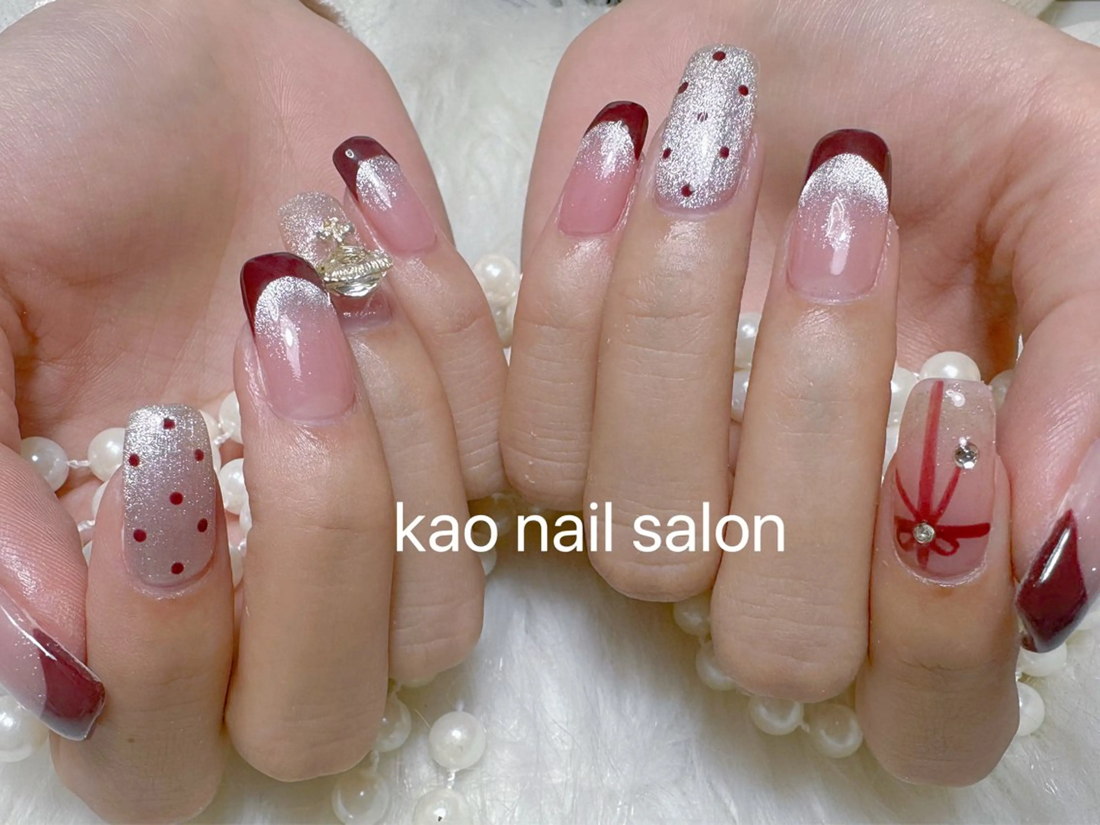 ネイル ハンドネイル kao  パラジェル スカルプ/長さだしのネイルデザイン