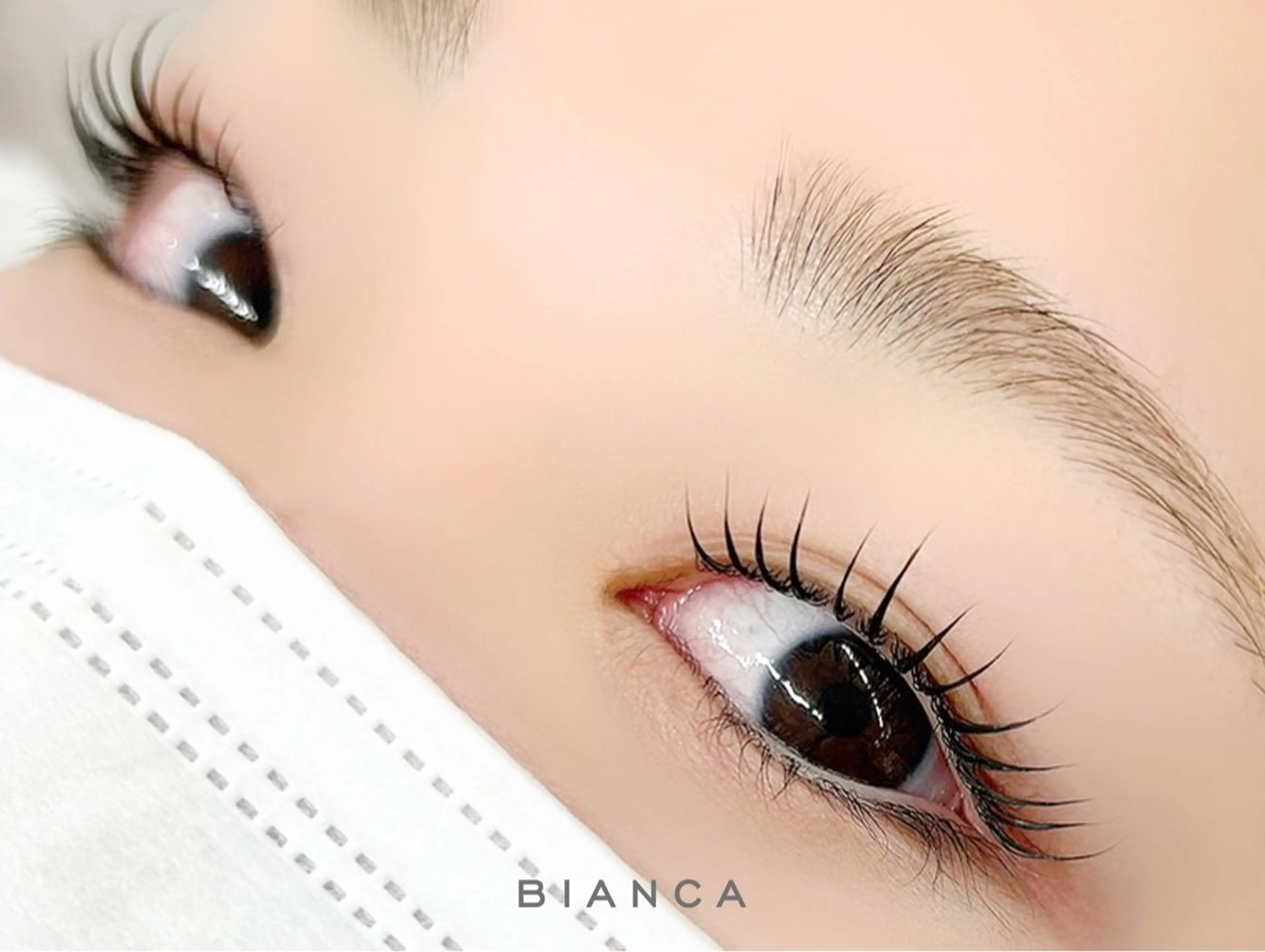 大人気❤️‍🩹ྀི❤️‍🩹ྀིまつげパーマ（上）＋眉毛アイブロウWAX(メイク仕上げあり)の写真