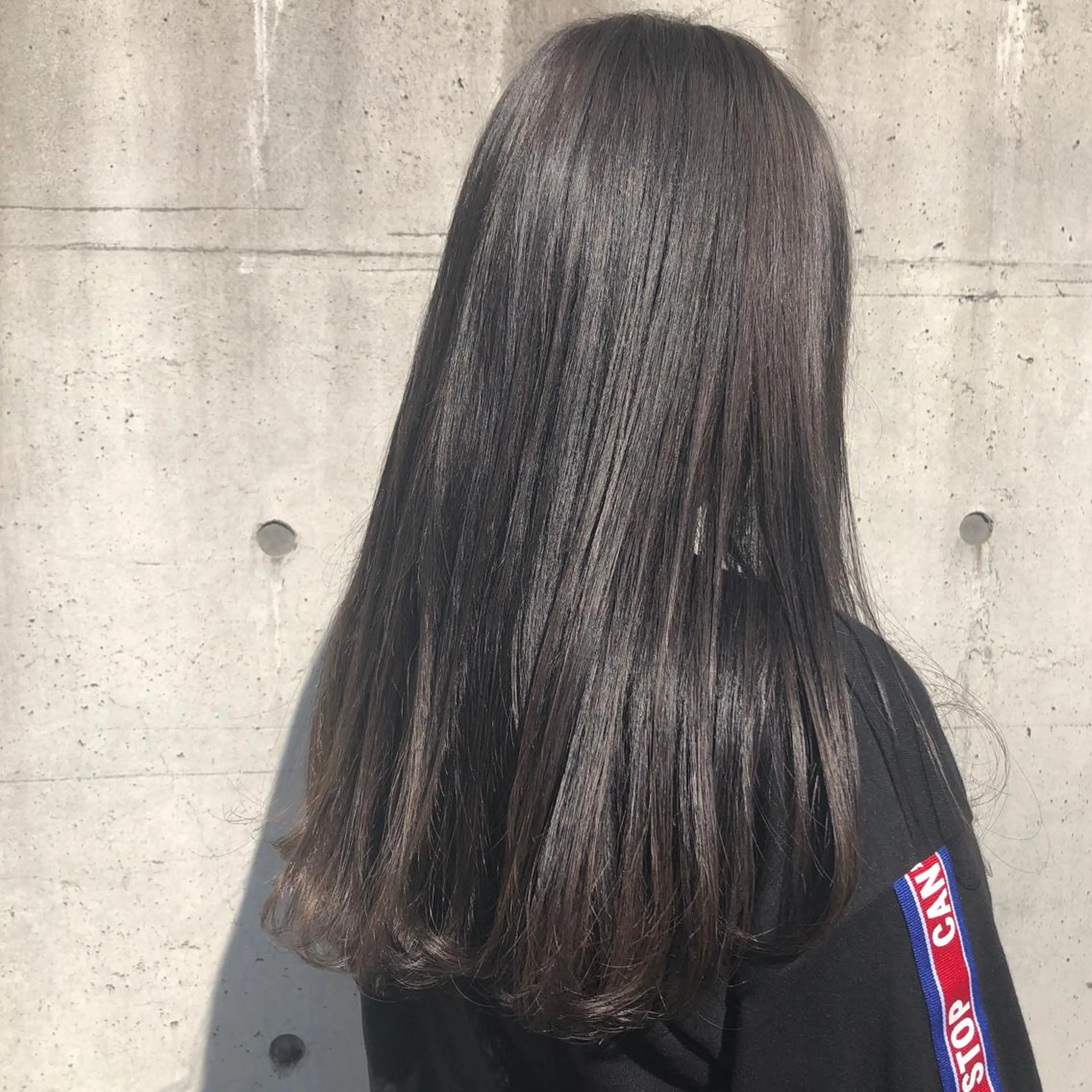 ロング カラー グレージュ ロング emme エミィ/立川のヘアスタイル