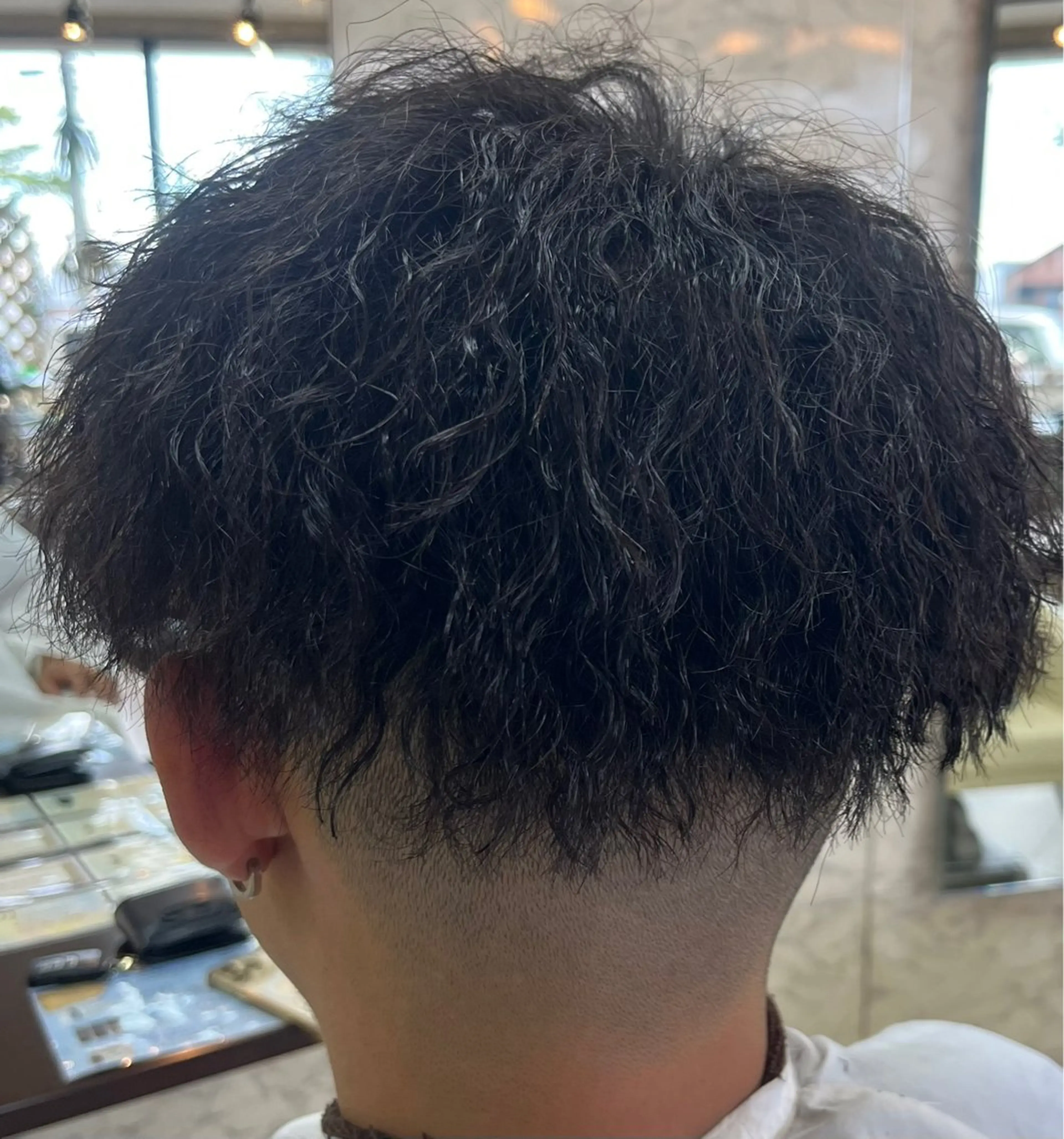 ミディアム パーマ メンズ パーマ 熊谷 拓海のヘアスタイル