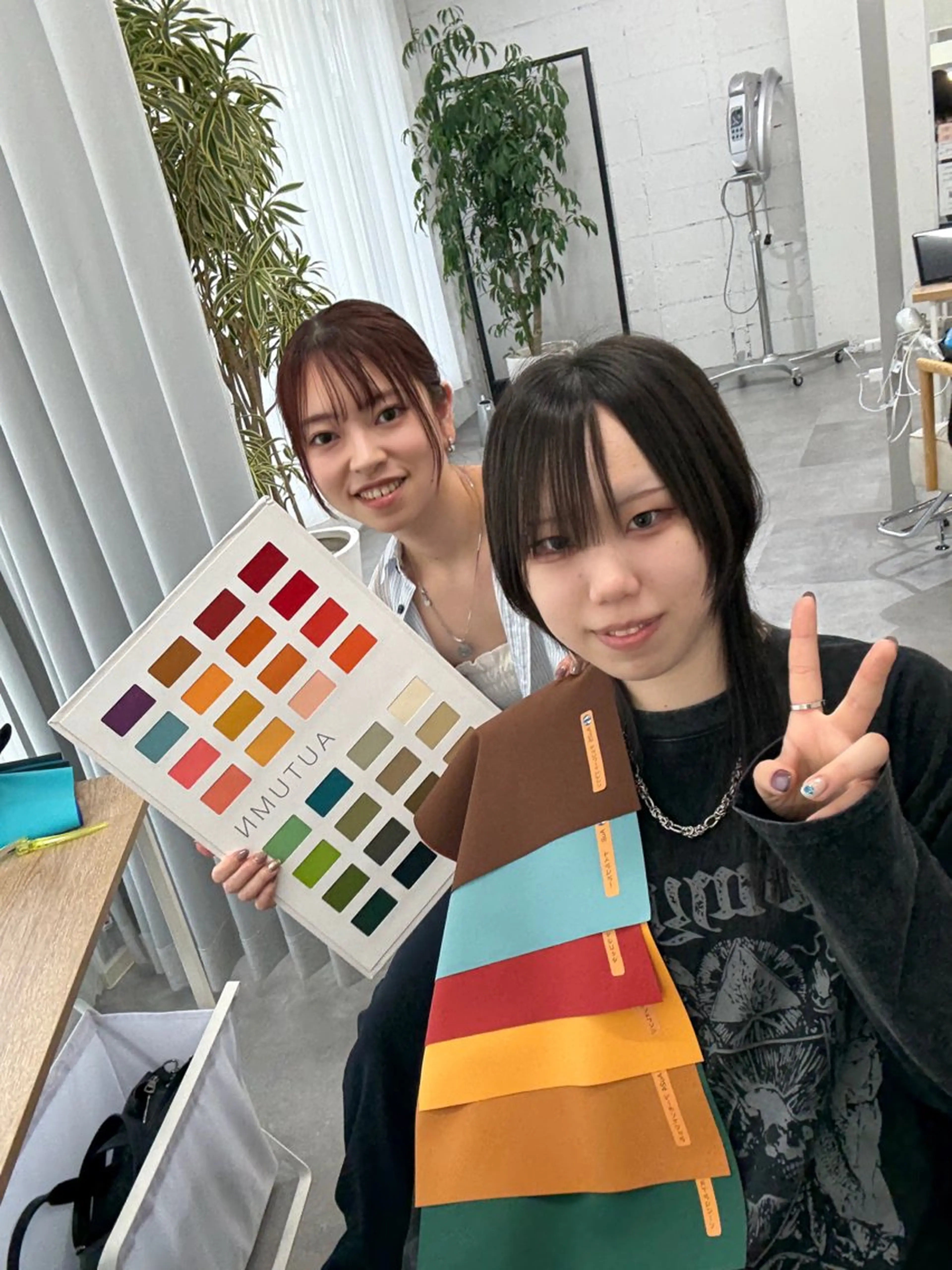 パーソナルカラー診断 骨格、カラー診断士 ✂️淡中円花のヘアスタイル