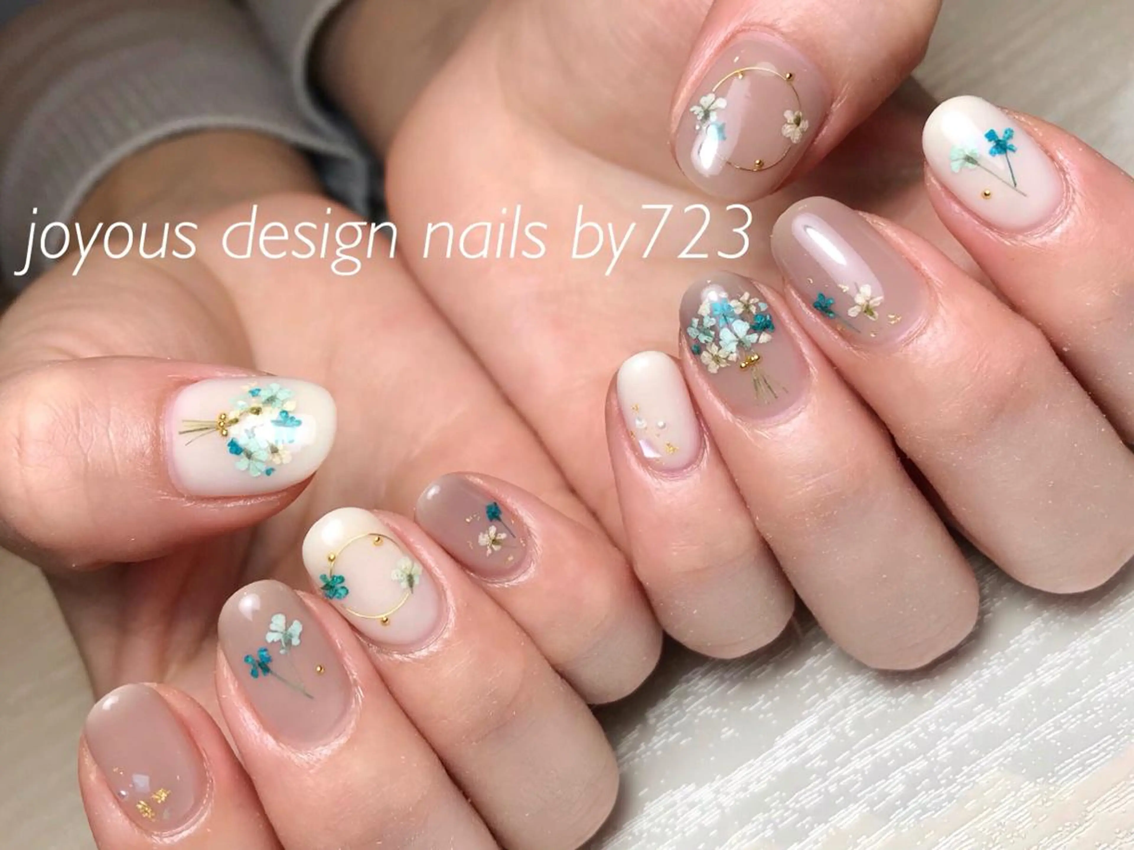 ネイル 持ち込み ハンドネイル jdn natsumiのネイルデザイン