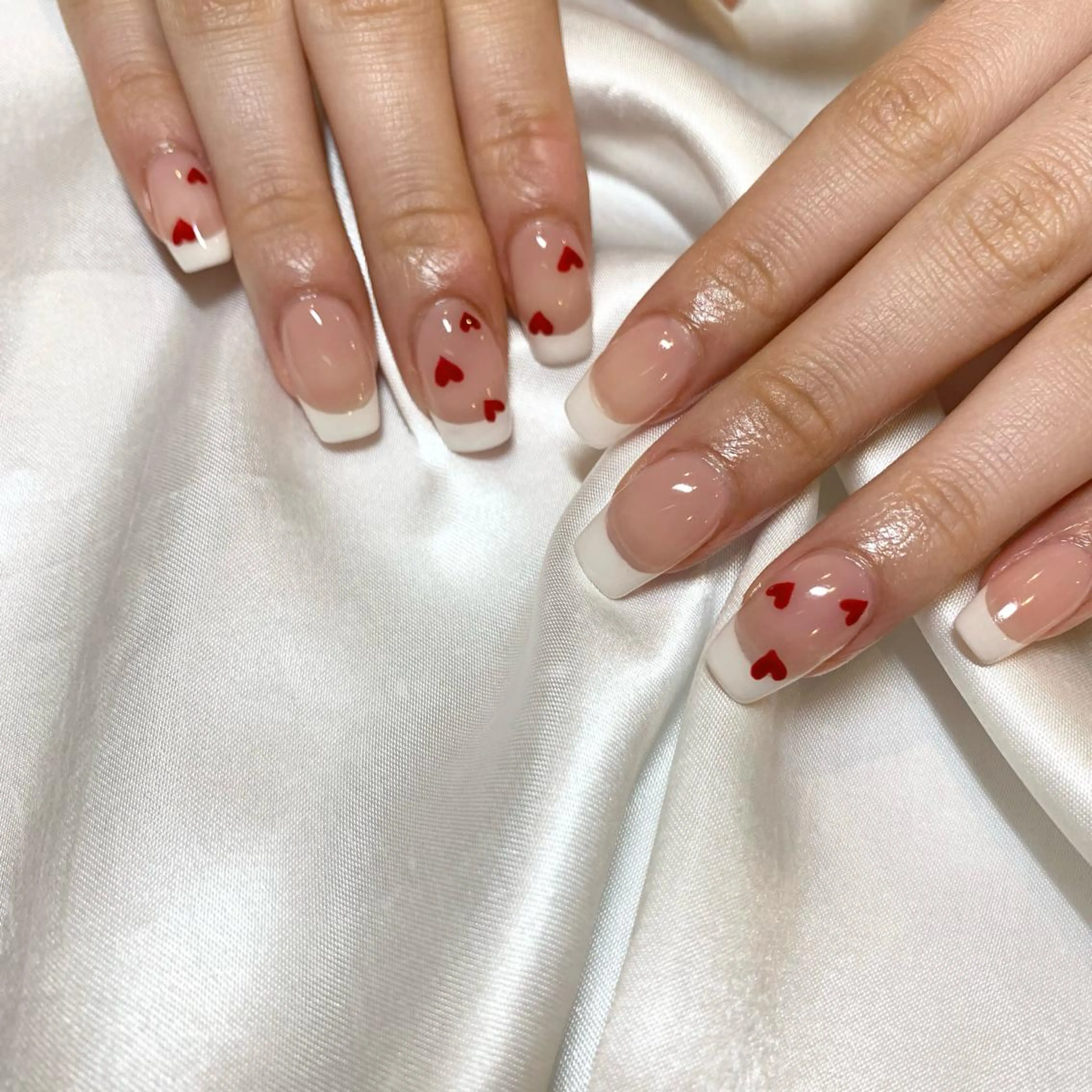 ネイル バレンタイン ハンドネイル ui nailのネイルデザイン