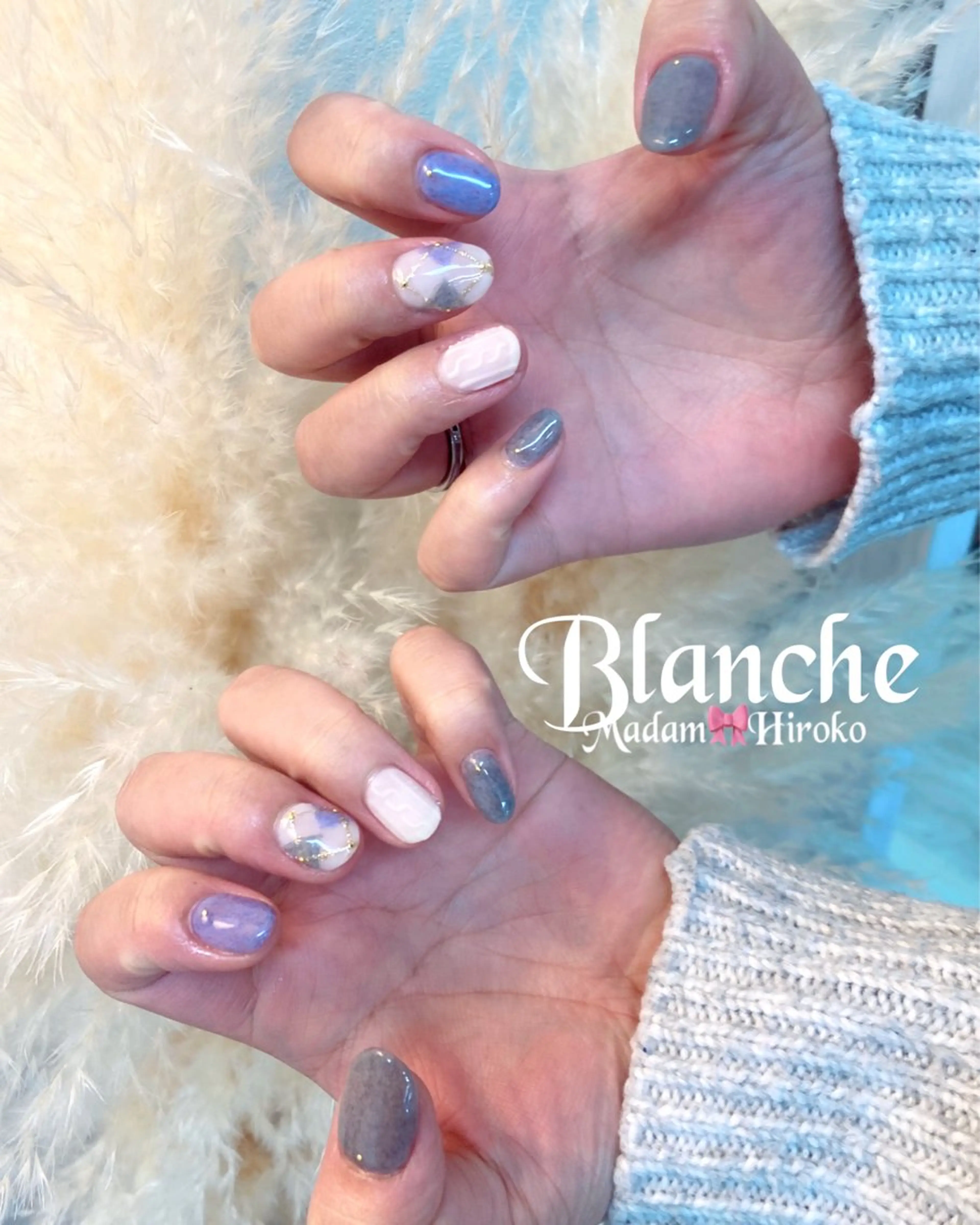 ネイル 冬ネイル Lianネイル 寛子Lianのネイルデザイン