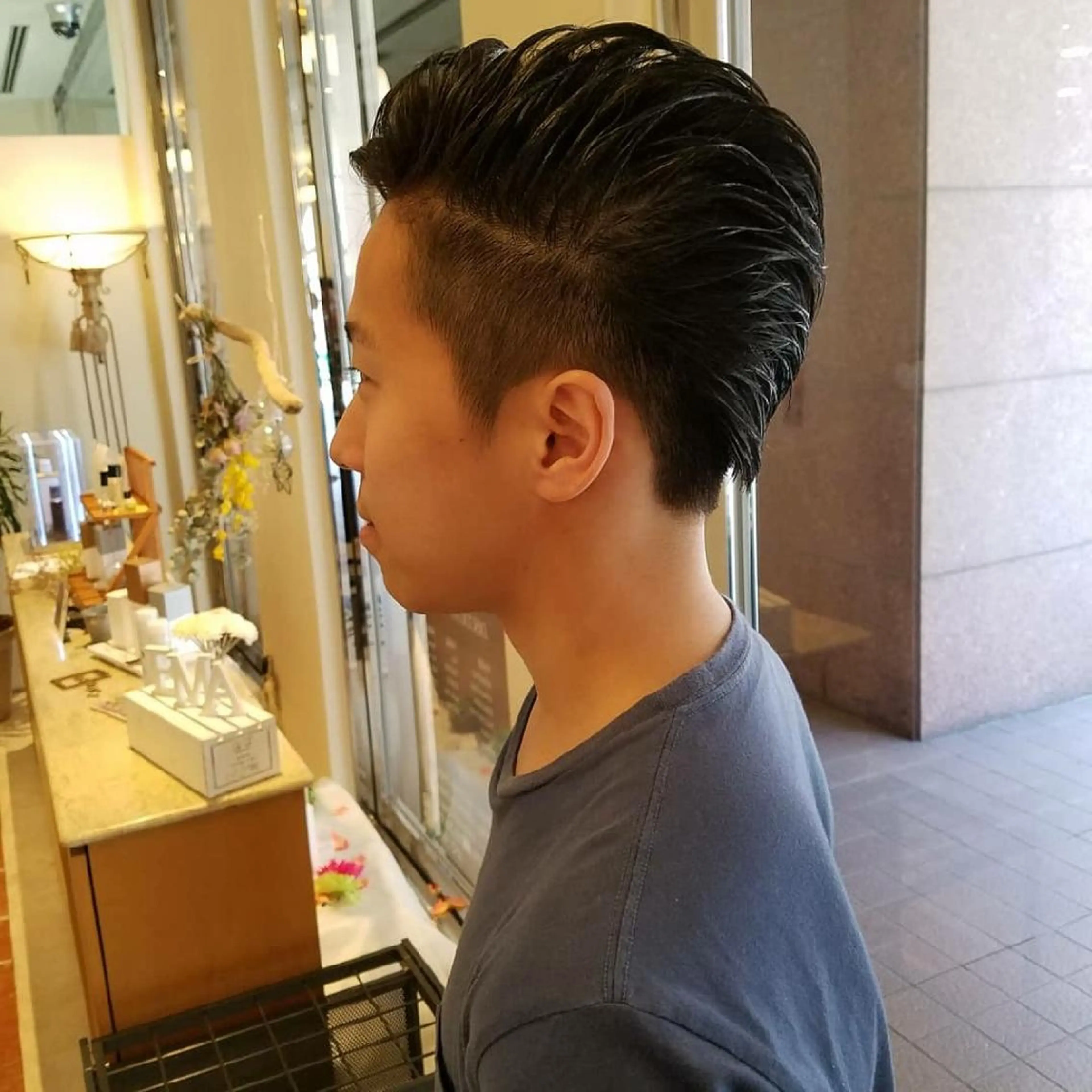 メンズ ショート EMANON名古屋所属・美谷添（ミヤゾエ） まどか大人ヘアサロンのヘアスタイル