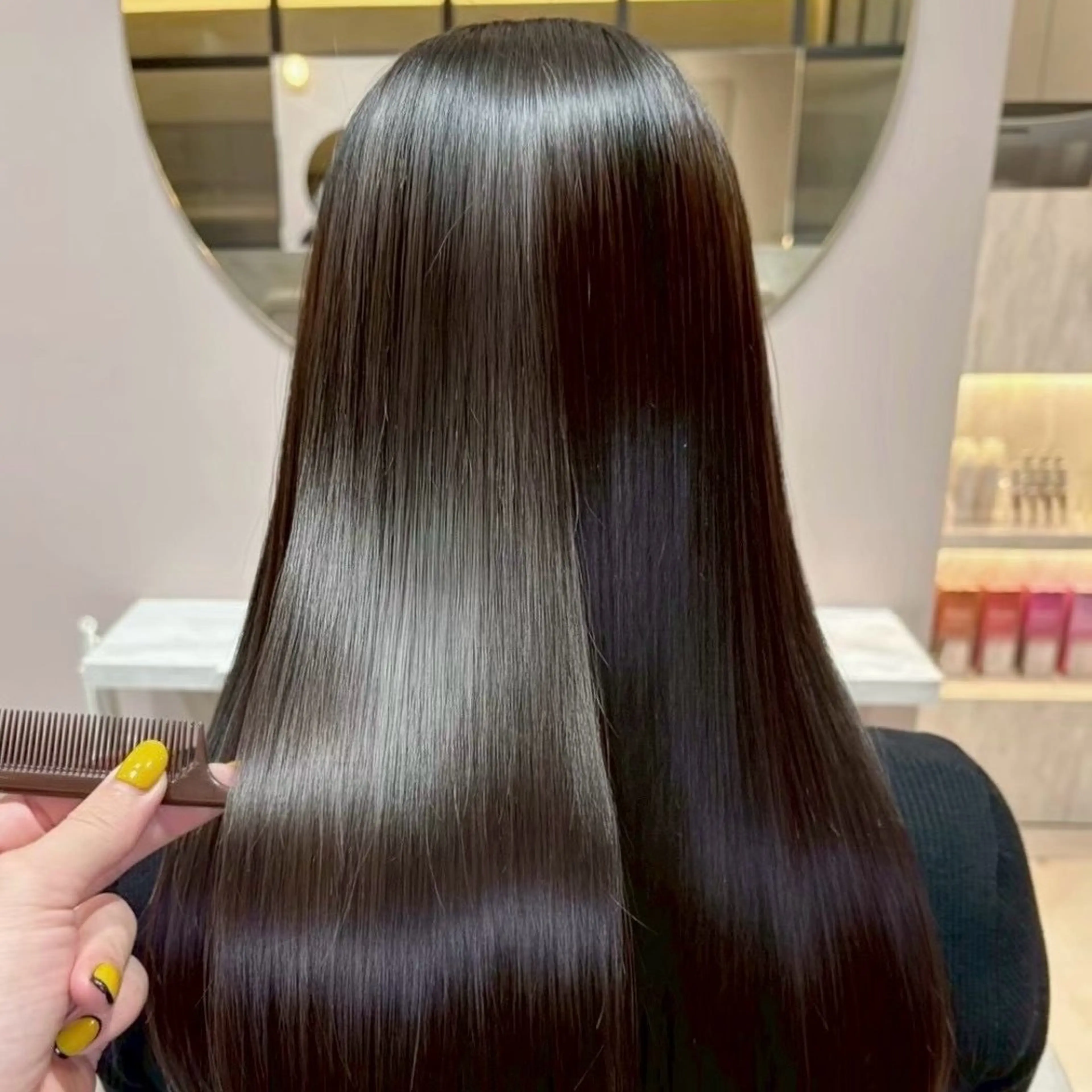 ロング 🖤韓国風カラー🩷 /ツヤ髪✨️ハルカのヘアスタイル