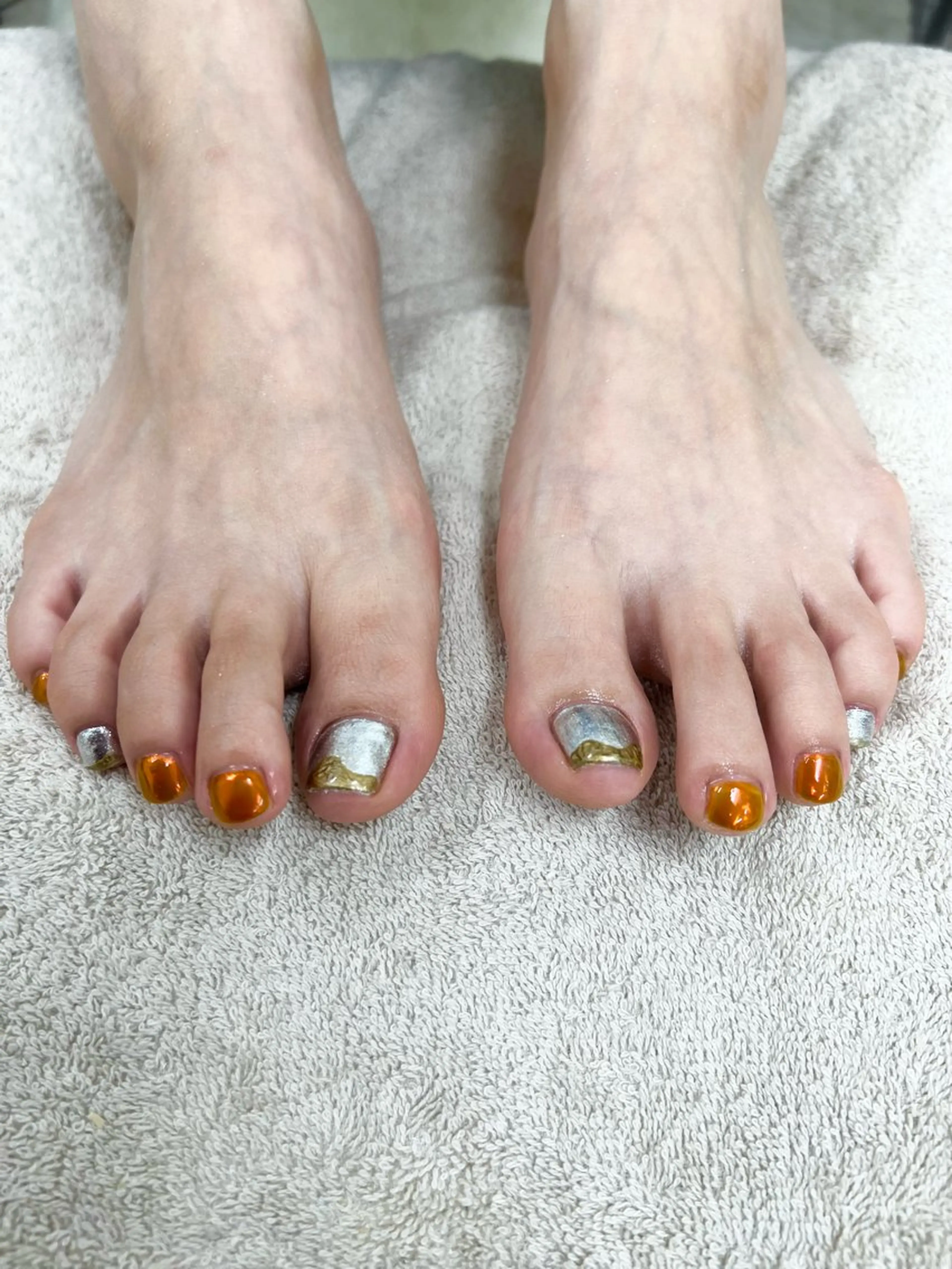 ネイル フットネイル 吉田 里菜のネイルデザイン