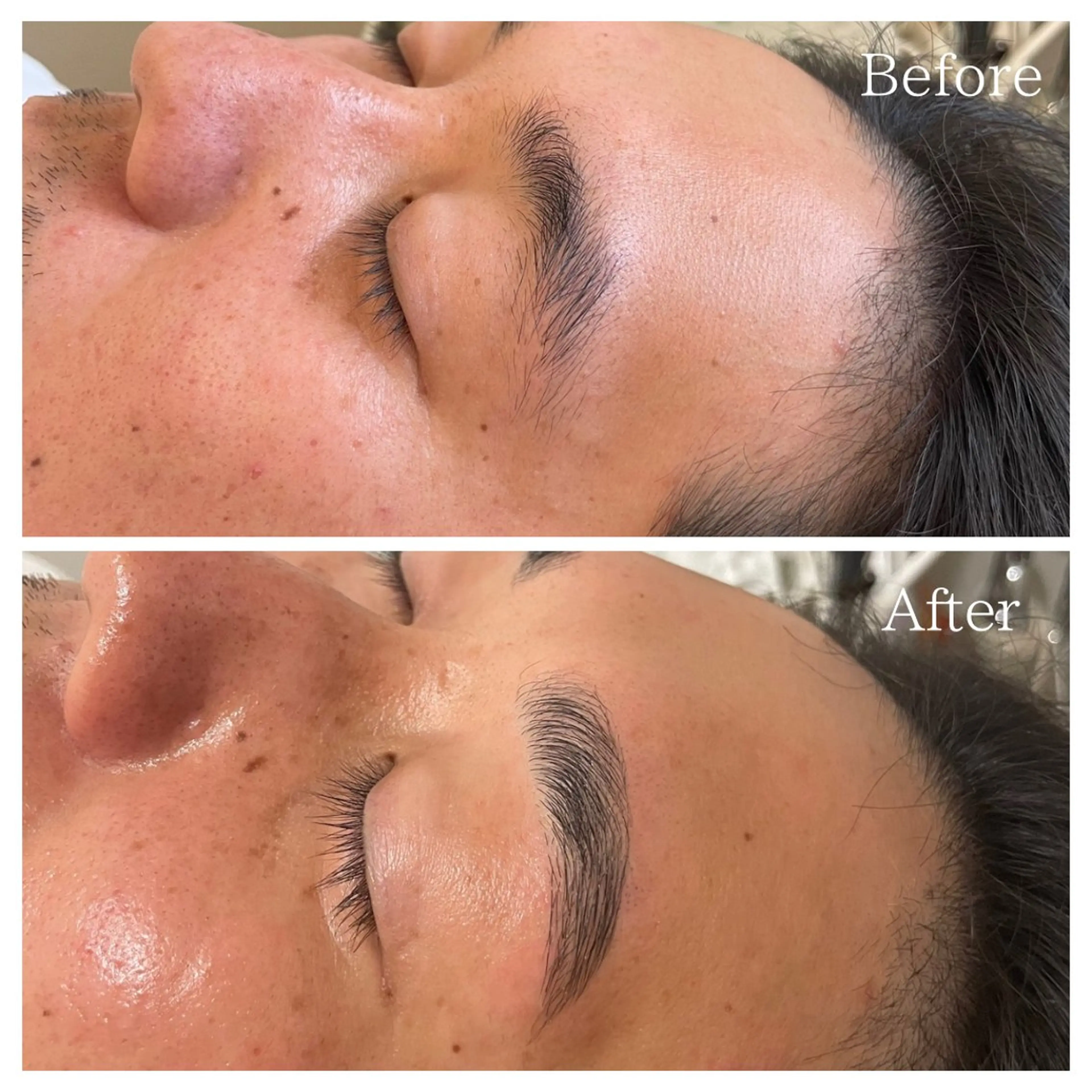 メンズ アイブロウ メンズアイブロウ ワックス脱毛 その他(アイブロウ) Lassy Yuriの眉毛・アイブロウイメージ