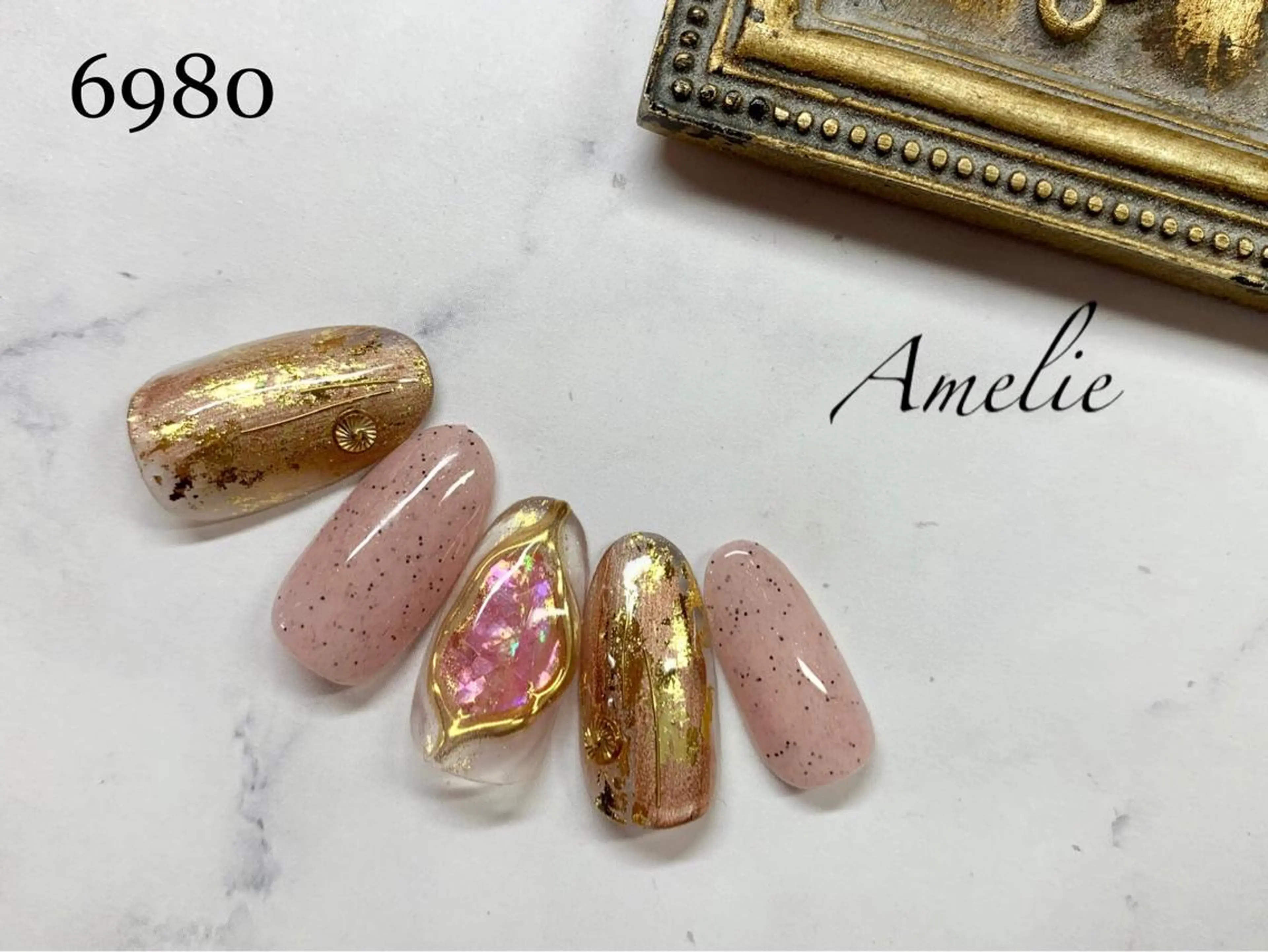 ネイル ハンドネイル いちじゅう あおいのネイルデザイン