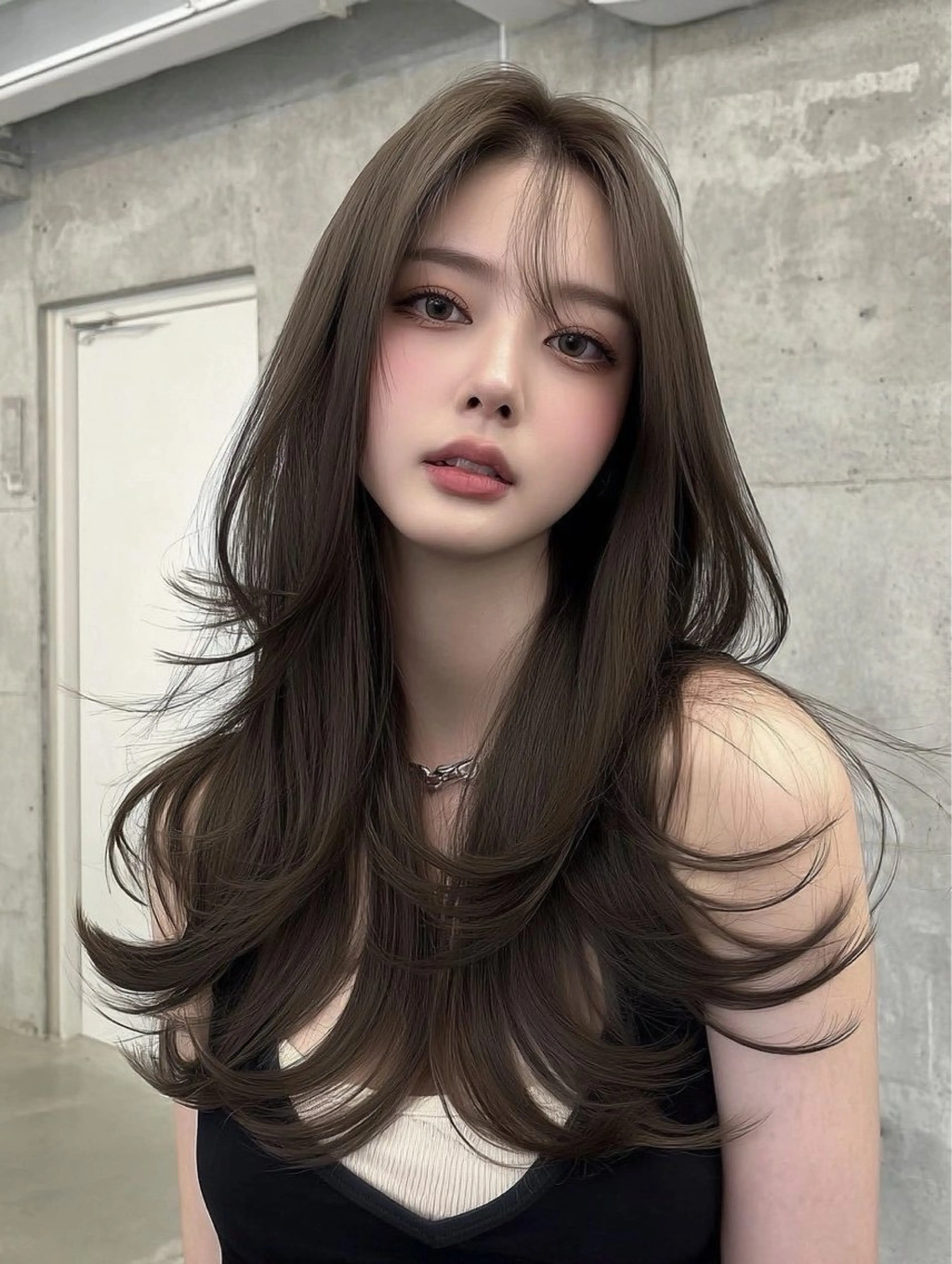 セミロング カラー 透明感カラー ハイトーンカラー インナーカラー ボブ 髪質改善 カット ヘアカラー ハイトーン/ブリーチ /reitのヘアスタイル