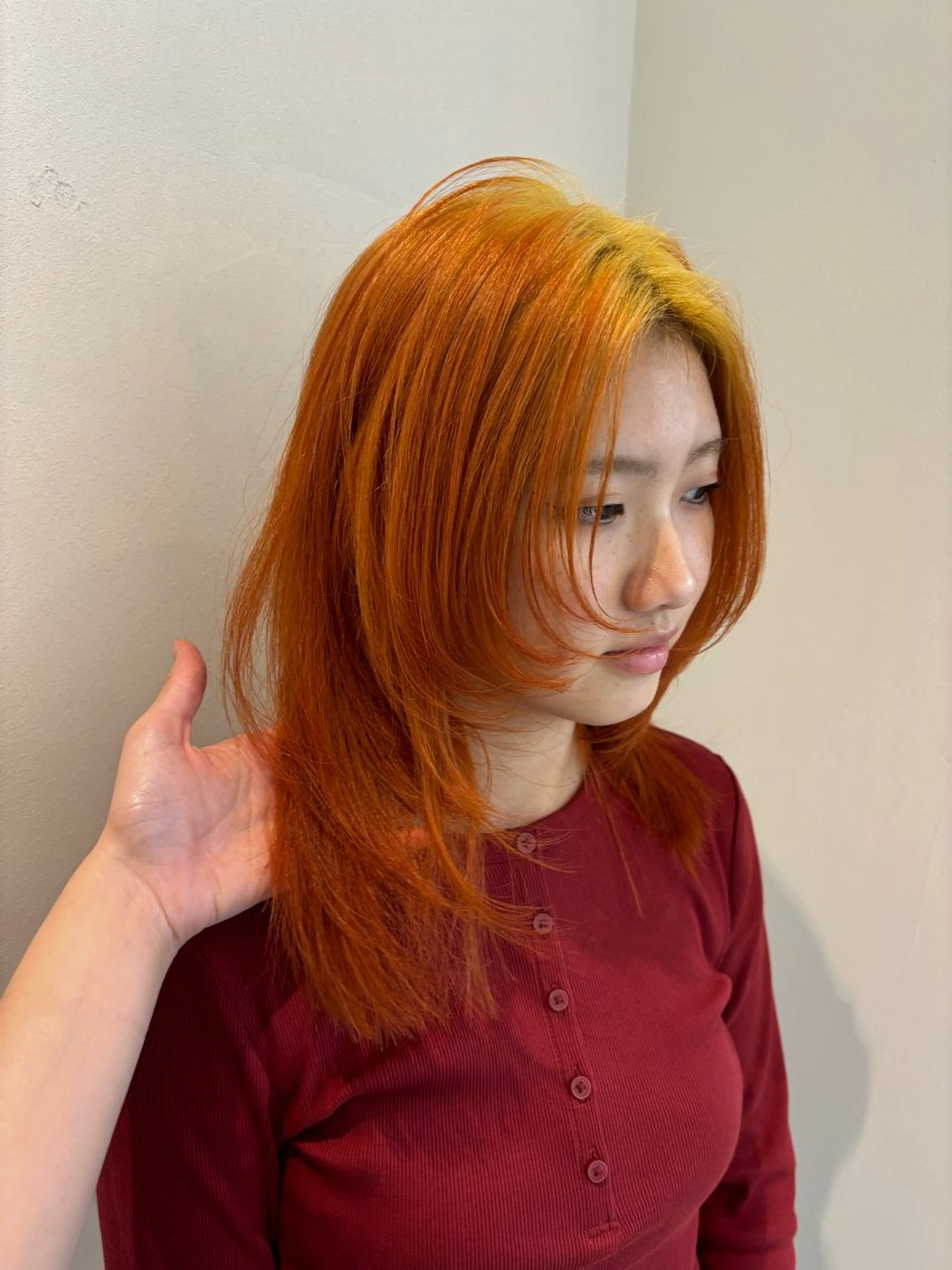 ロング カラー ヘアカラー トリートメント 柔らかgirly/ レイヤー/yuiのヘアスタイル