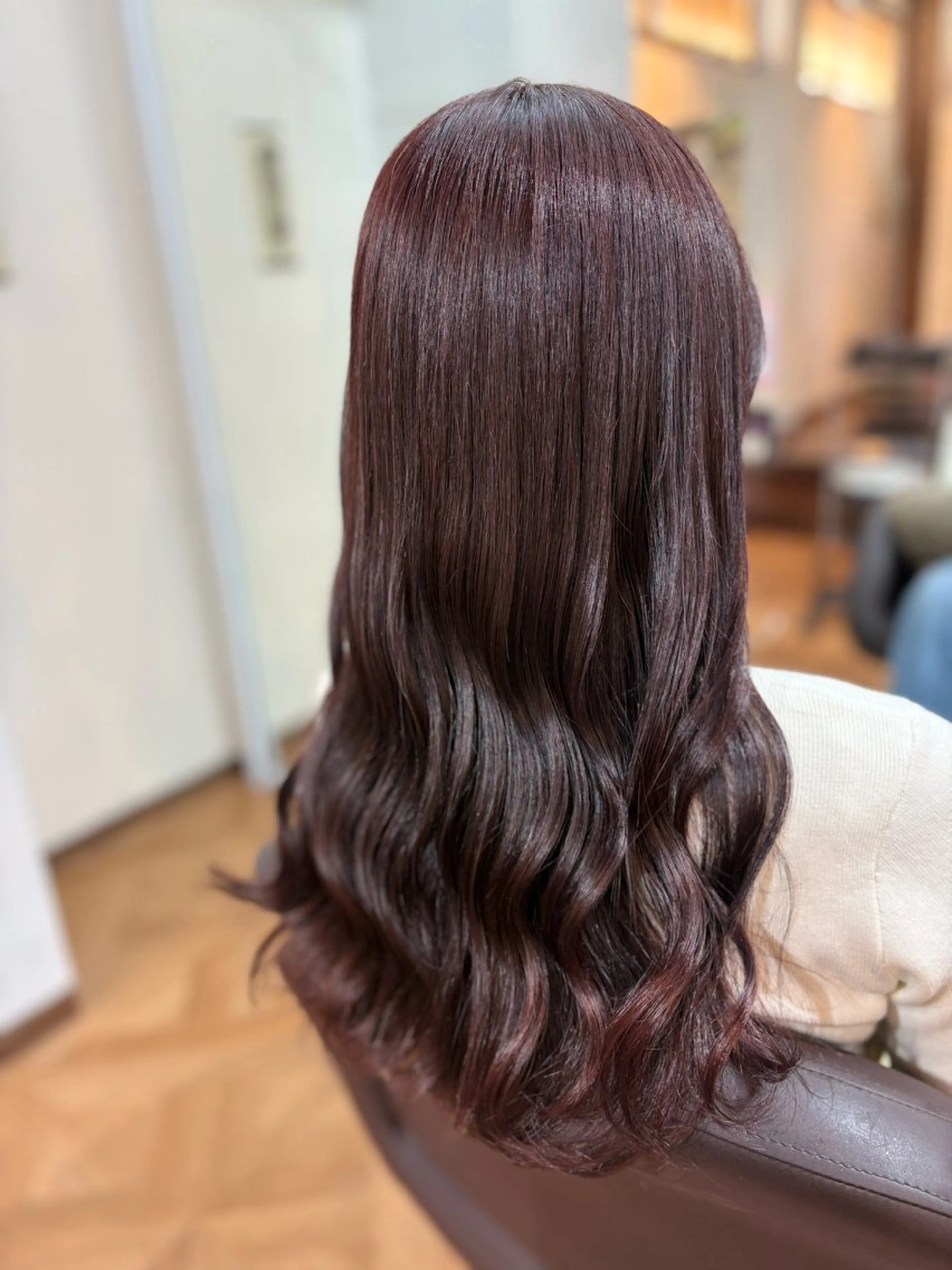 ロング カラー ピンクカラー 🍒Ayana🍒 艶カラー🍒のヘアスタイル