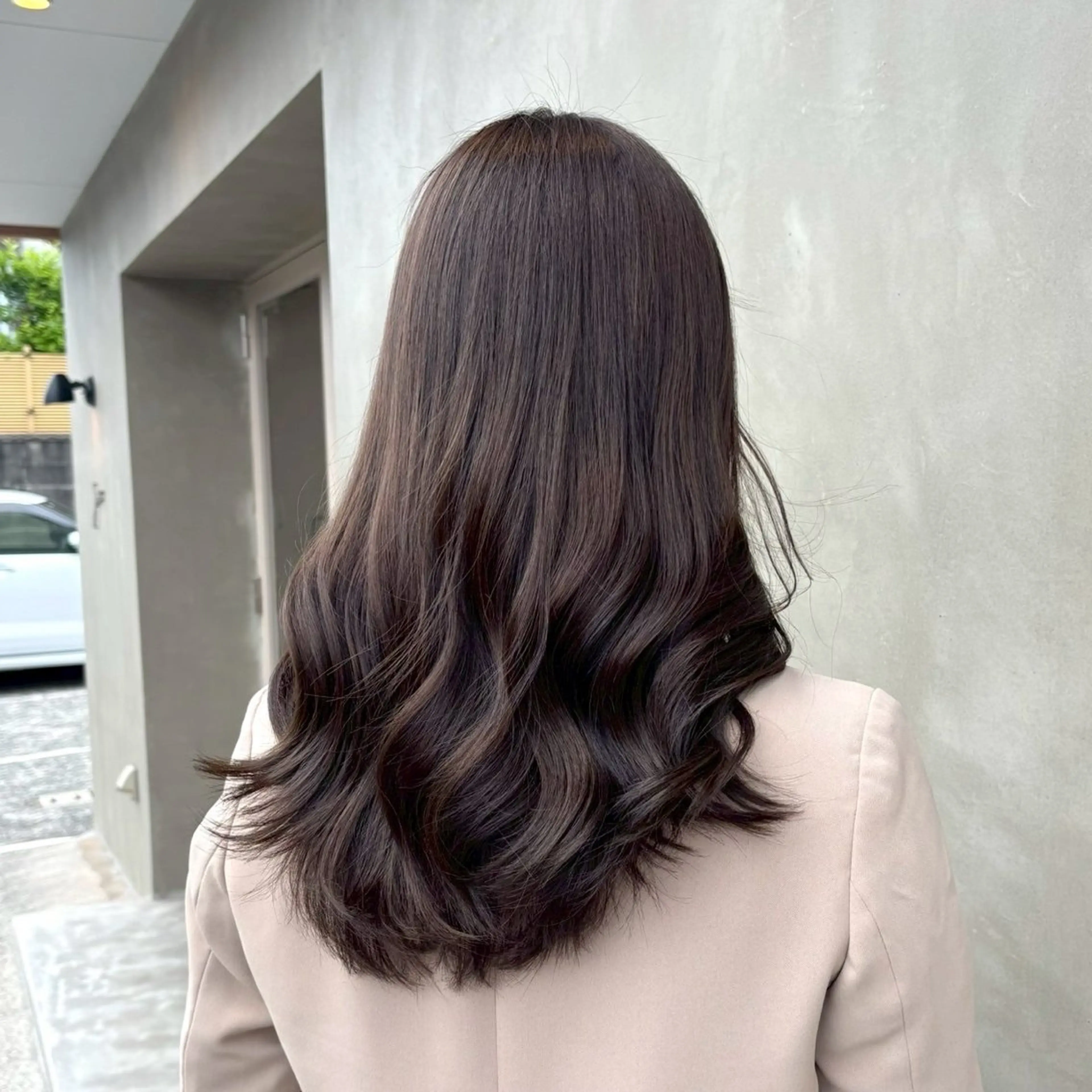 ロング カラー 透明感カラー 髪質改善 韓国風ヘア SASE/ 🍒nodoka🍒のヘアスタイル