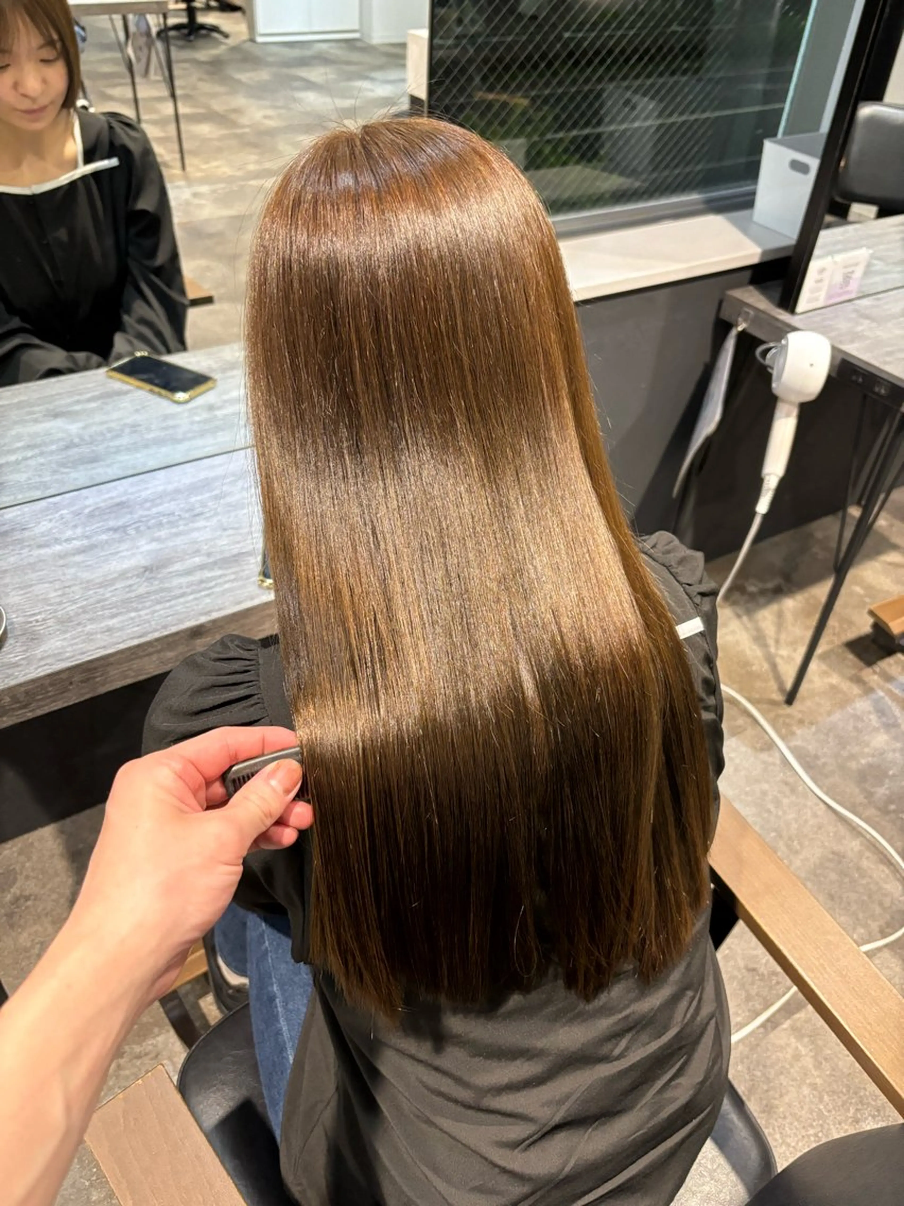 ロング パーマ ストレートパーマ ⭐︎ にぃ⭐︎のヘアスタイル