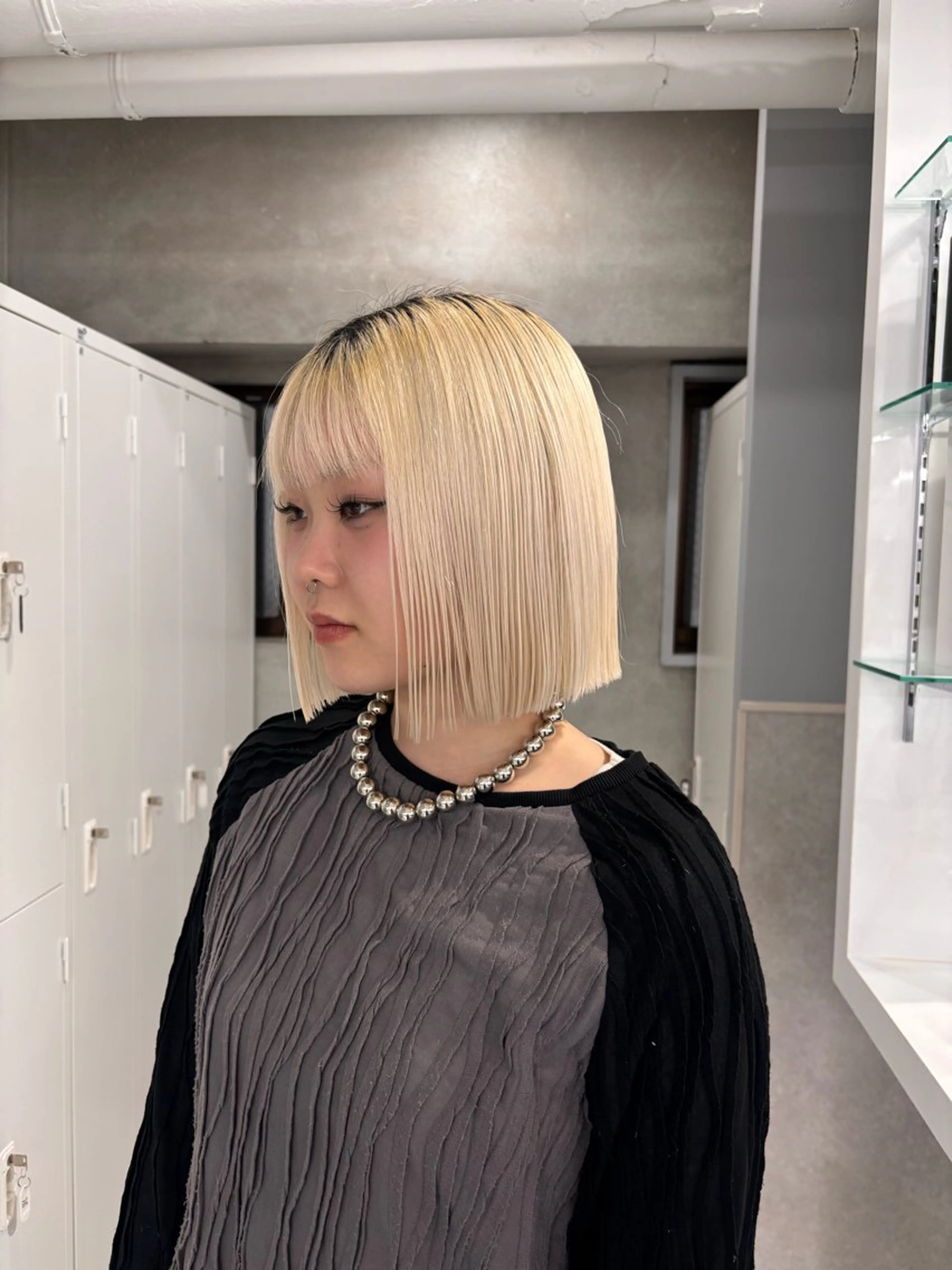 ミディアム ボブ カット sweep天神 Mizukiのヘアスタイル