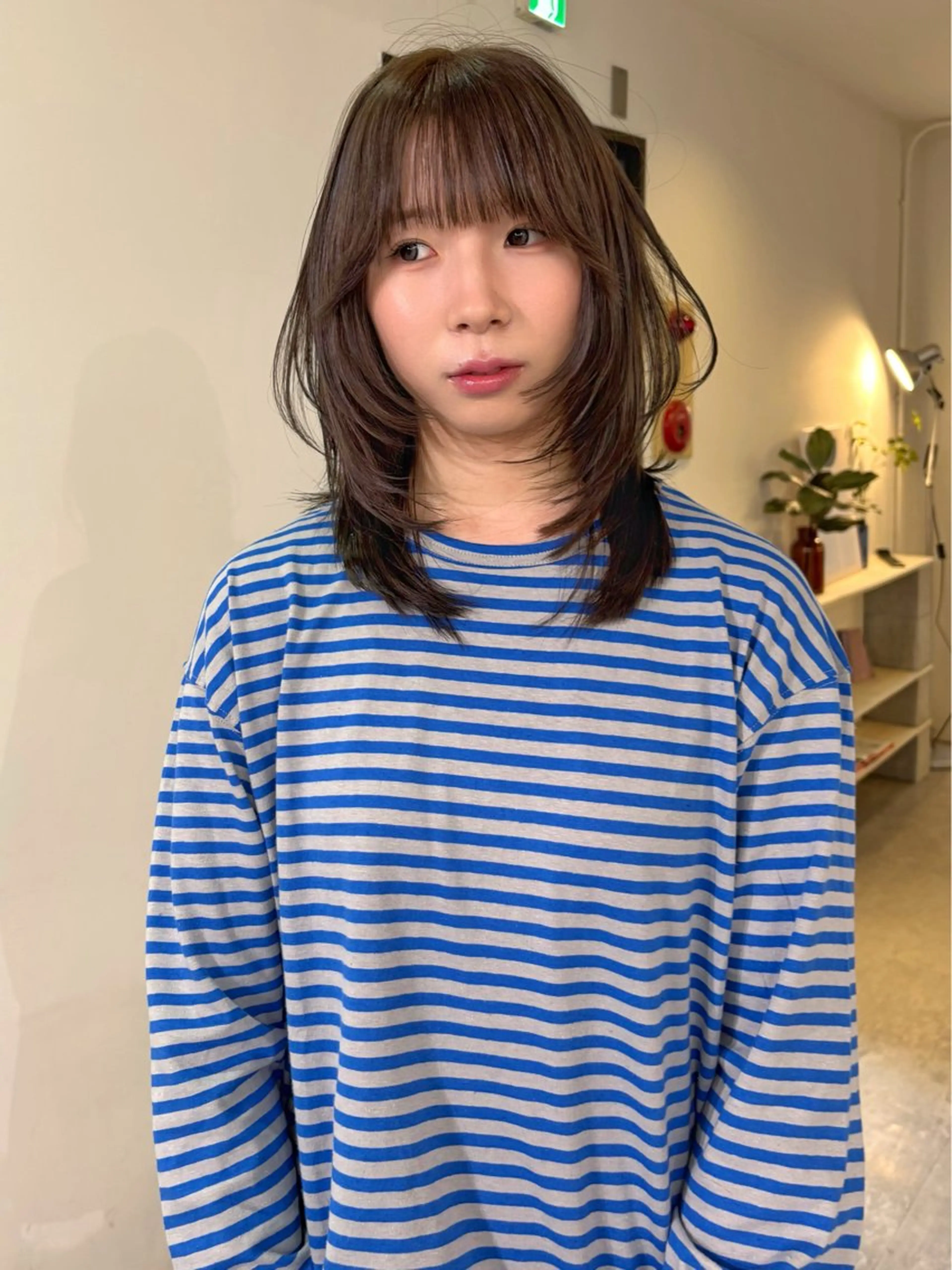 ミディアム カラー カット ヘアカラー mizuki/ピンク ベージュ.レイヤーのヘアスタイル