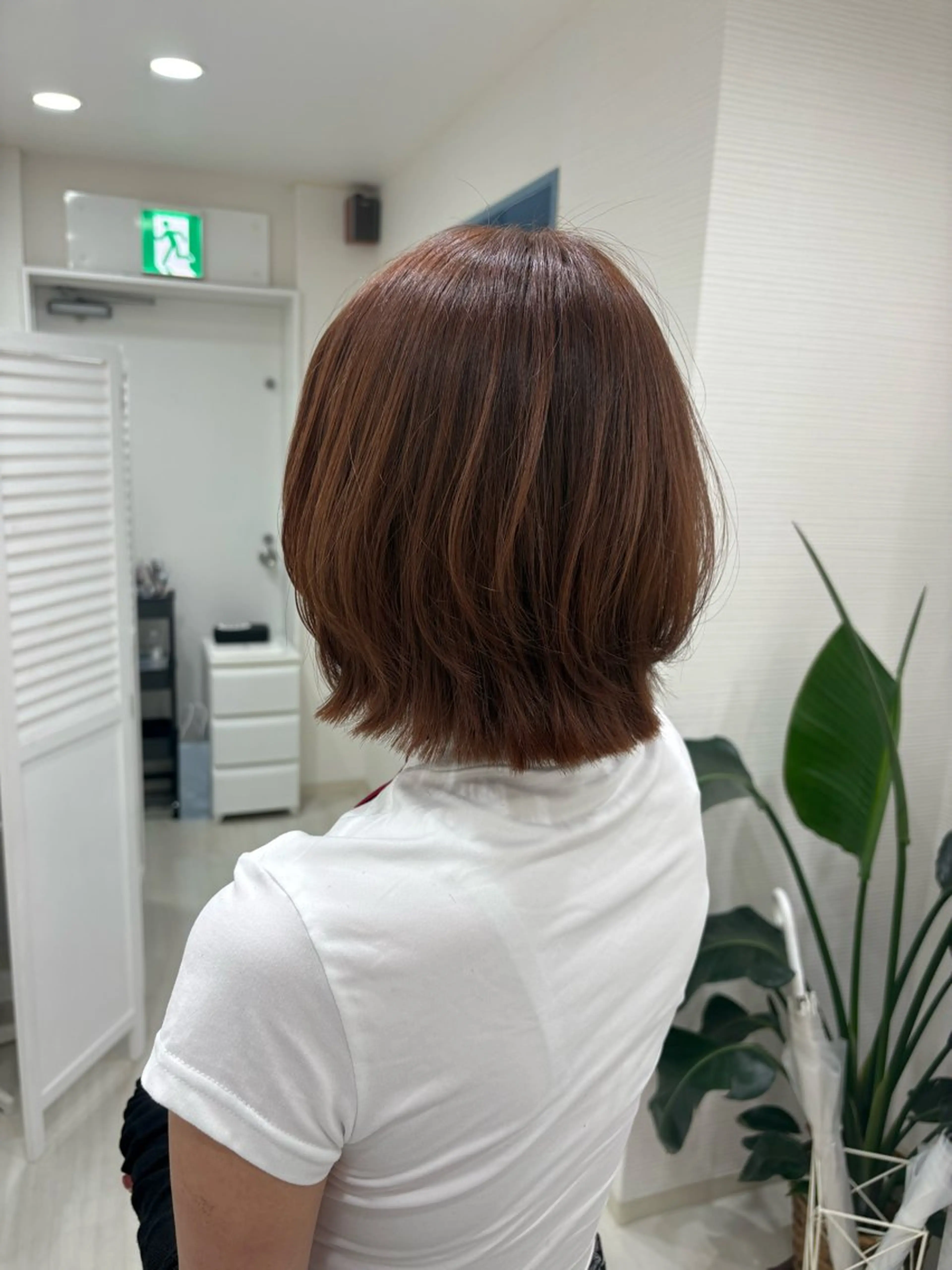 ミディアム カラー ボブレイヤー ピンクカラー ボブ レイヤーカット カット ヘアカラー 🍒Ayana🍒 艶カラー🍒のヘアスタイル