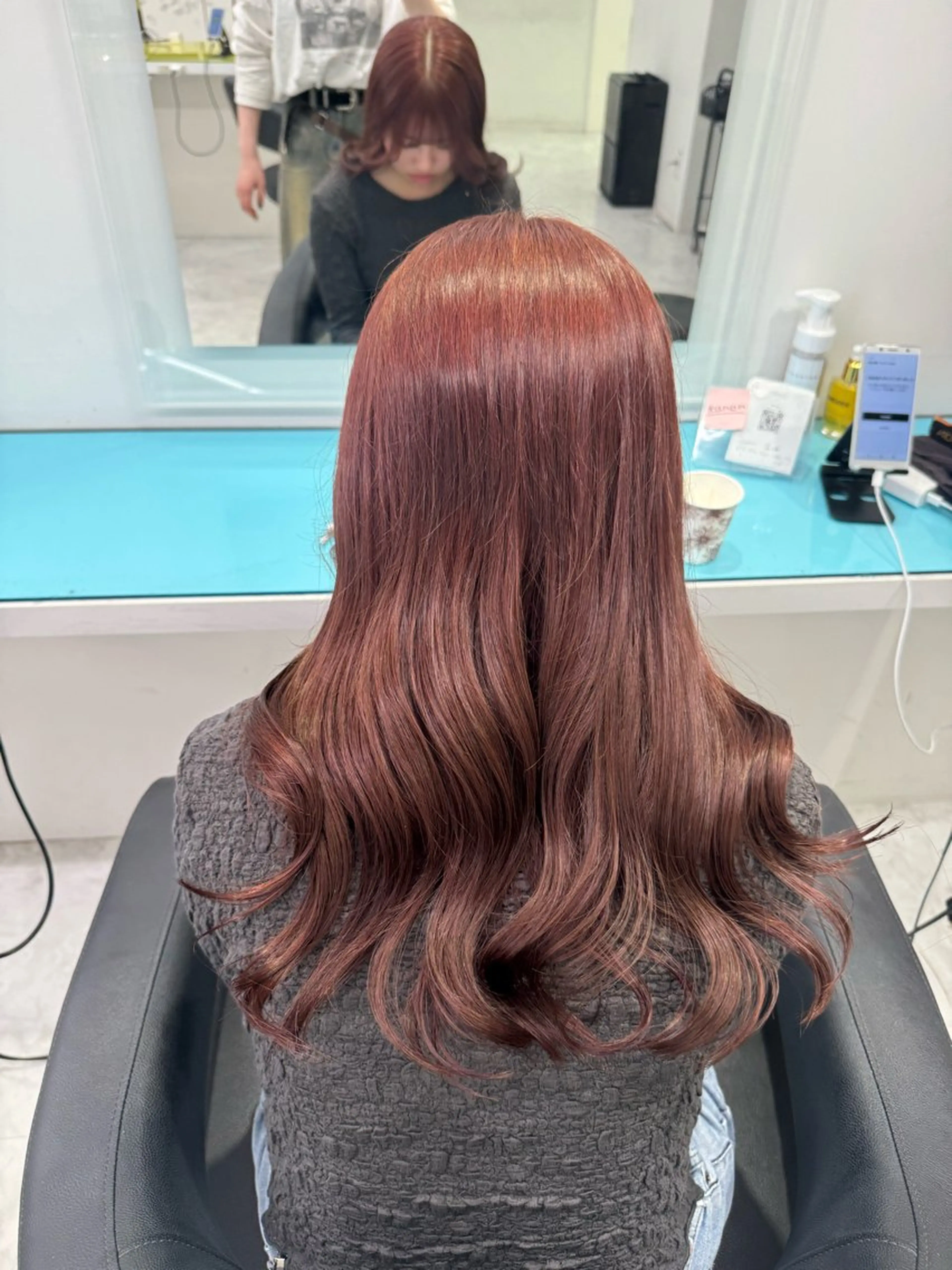 ロング カラー ヘアカラー ダメージレスハイ トーン💖kanonのヘアスタイル